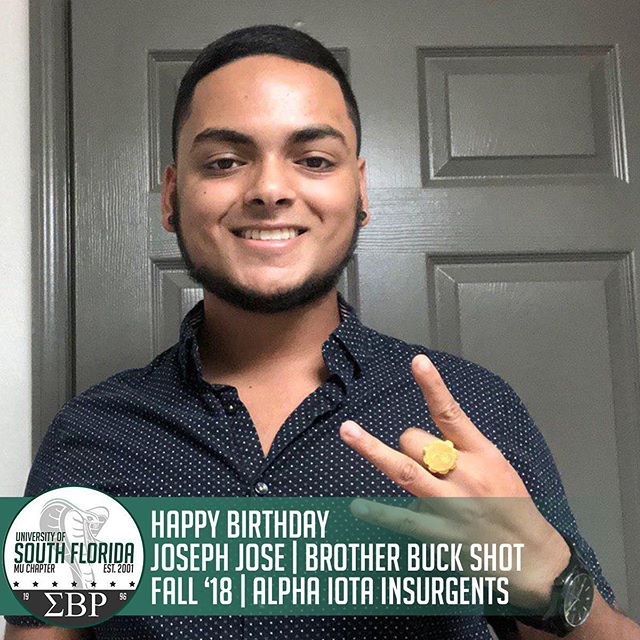 The Mu Mecca Chapter would like to wish a Happy Birthday to Mr. Joseph Jose, Brother Buck Shot! We hope you have a lit time tonight! #ΣΒΡ #MuMecca
