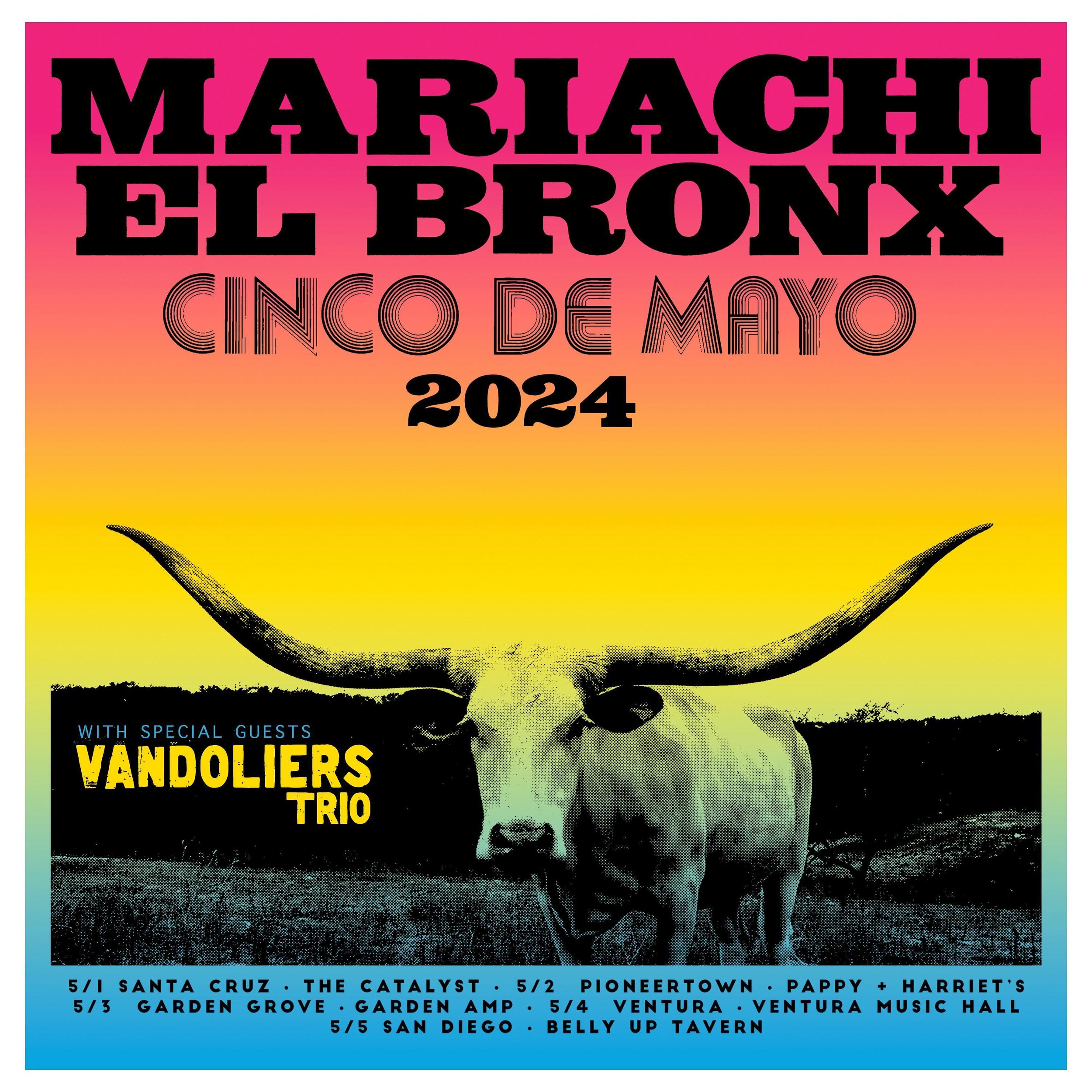 Some of us heading West next month with our Mariachi El @bronxovision amigos. #vffv