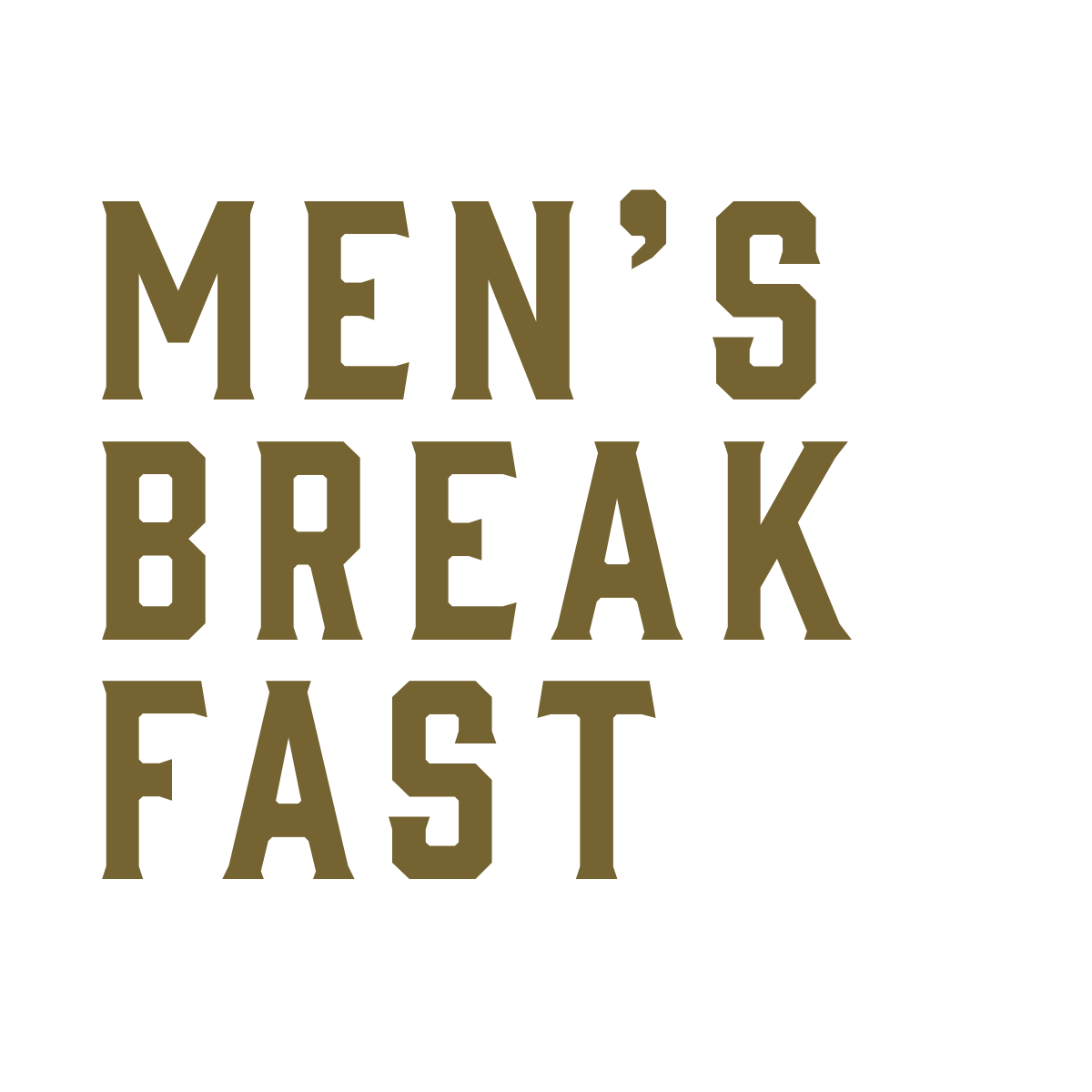Men's Breakfast