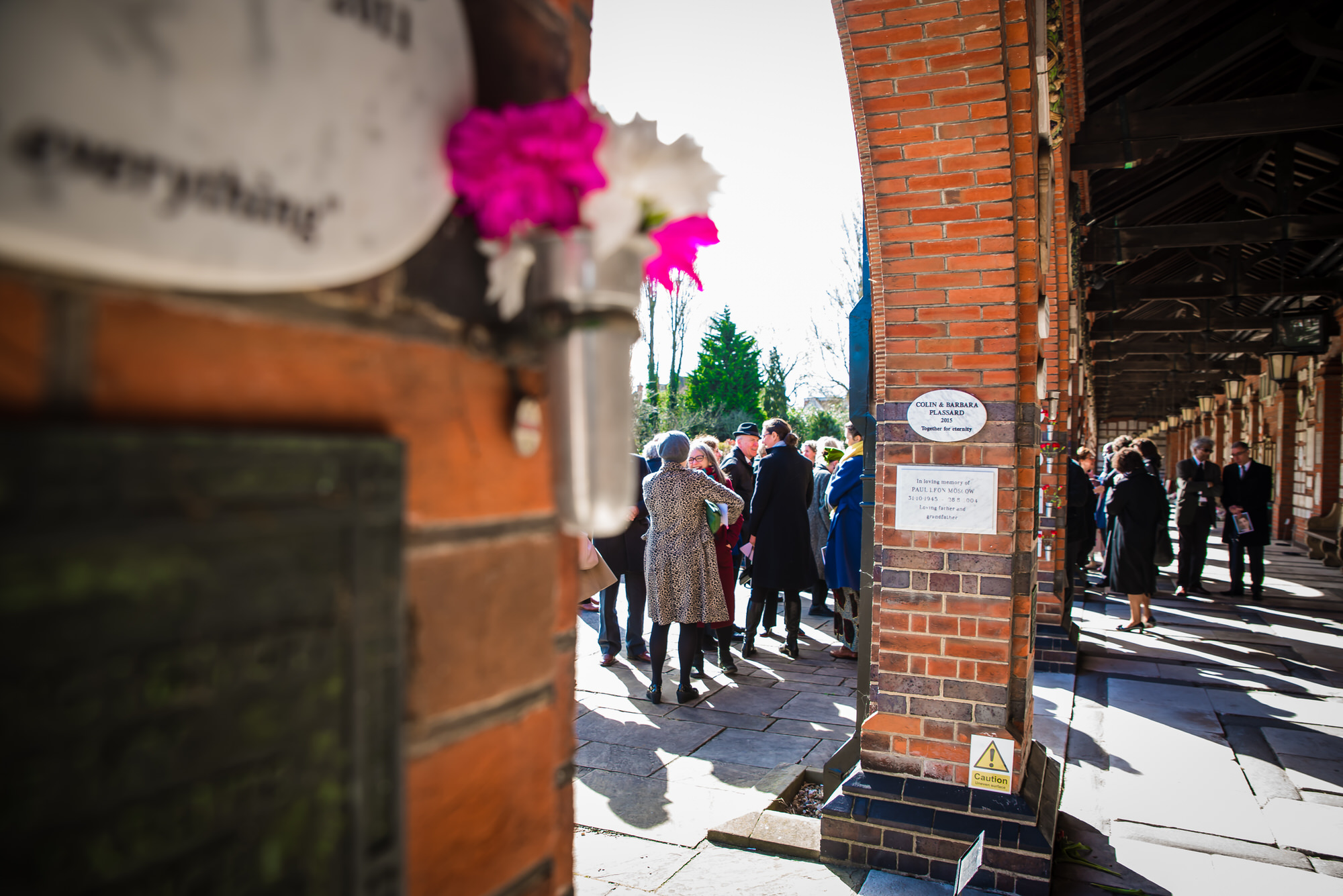 Funeral Photographer at Golders Green Crematorium in London