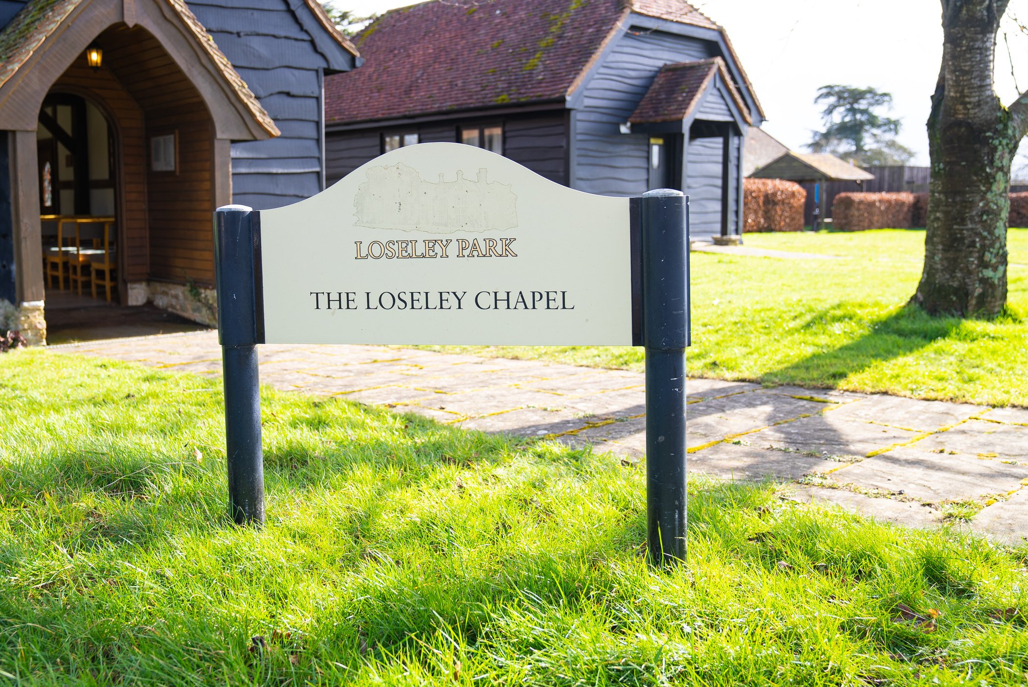 Funeral at Loseley Park in Surrey