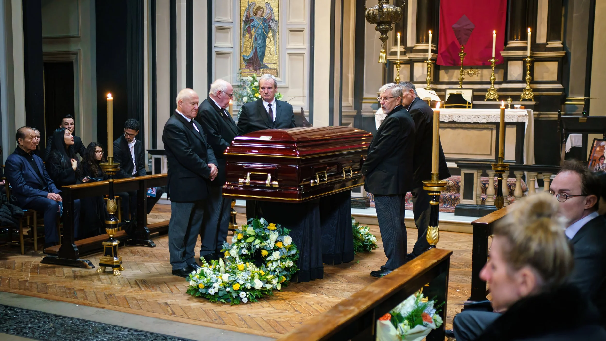 Catholic funeral live streaming at London Oratory with broadcast quality audio and multicamera coverage of Latin Mass