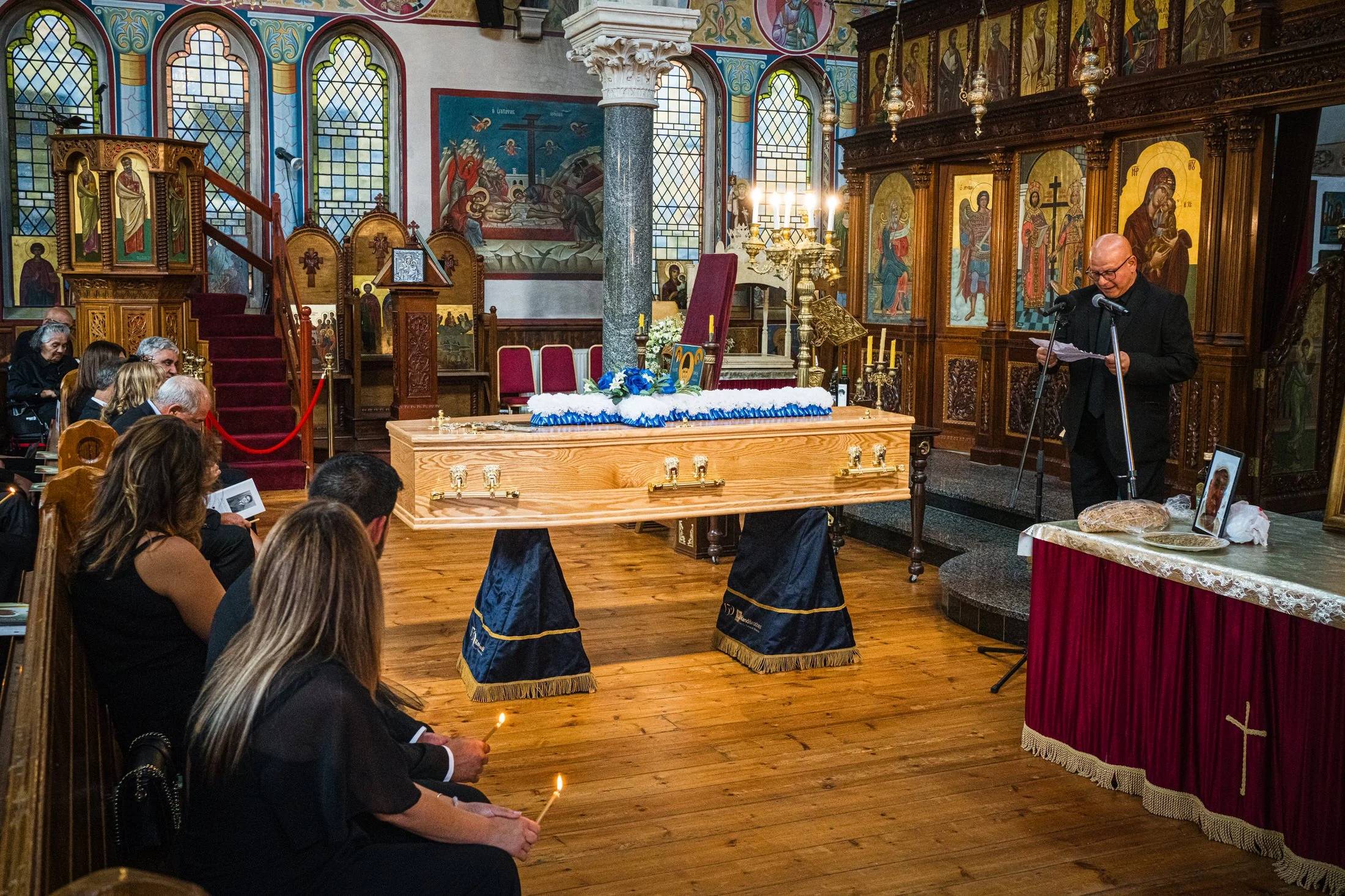 Live Streaming a Greek Orthodox Funeral