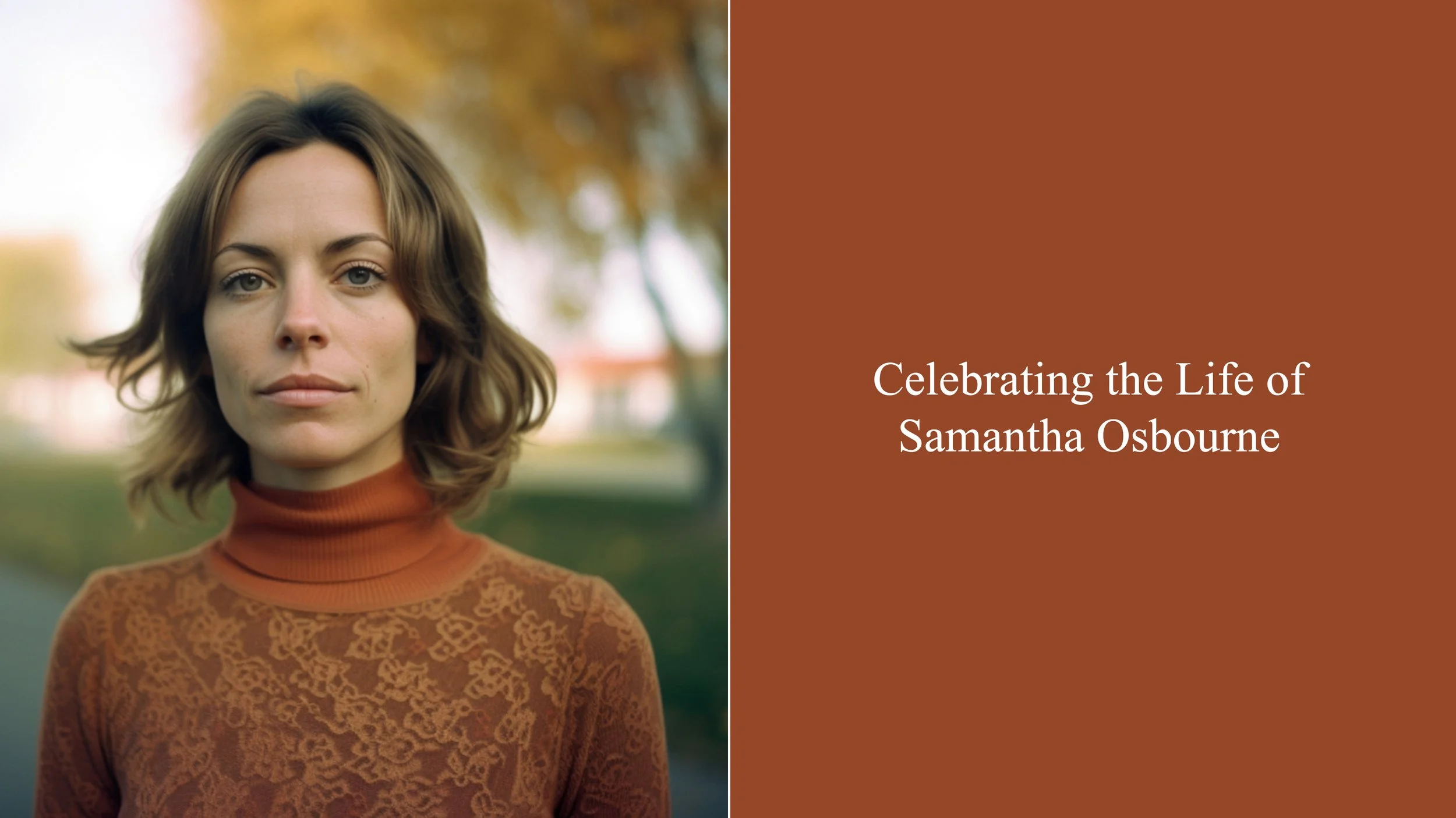 Example of a personalised funeral live stream holding screen with photo and name