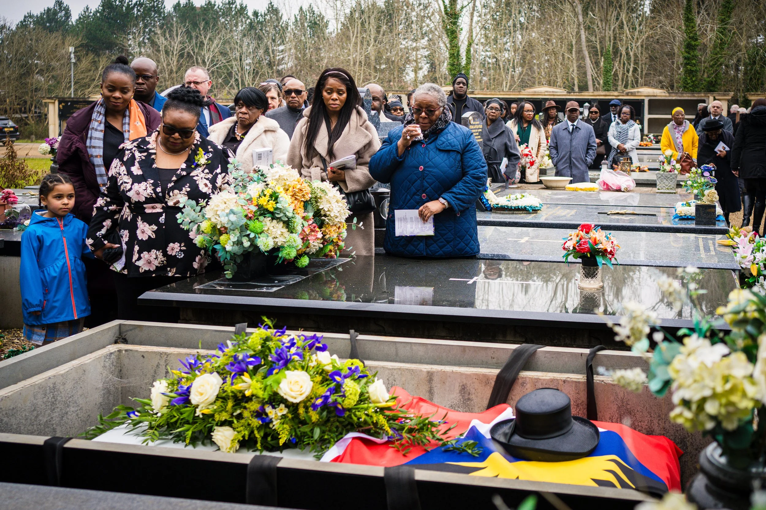 ntiguan Barbudan Caribbean funeral live streaming from Bedford UK to seven countries with joyful celebration of life coverage
