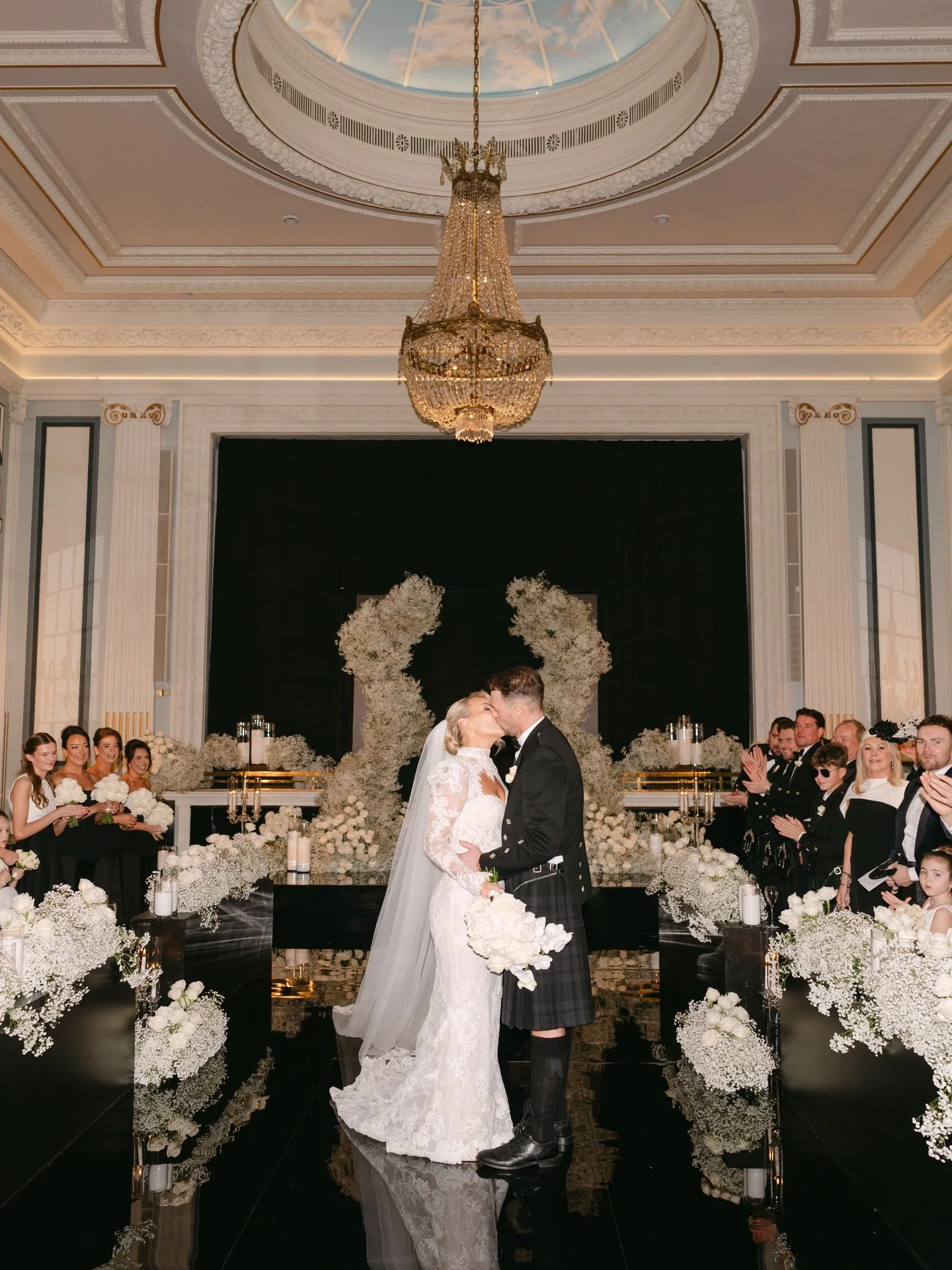 It gives me great pleasure to introduce the wonderful Michaela and Craig, who were recently married at the iconic @thegleneagleshotel.

Michaela wore @enzoani and @jimmychoo, courtesy of @sophiagracecouture and Craig is in @kinlochanderson.
On the gl