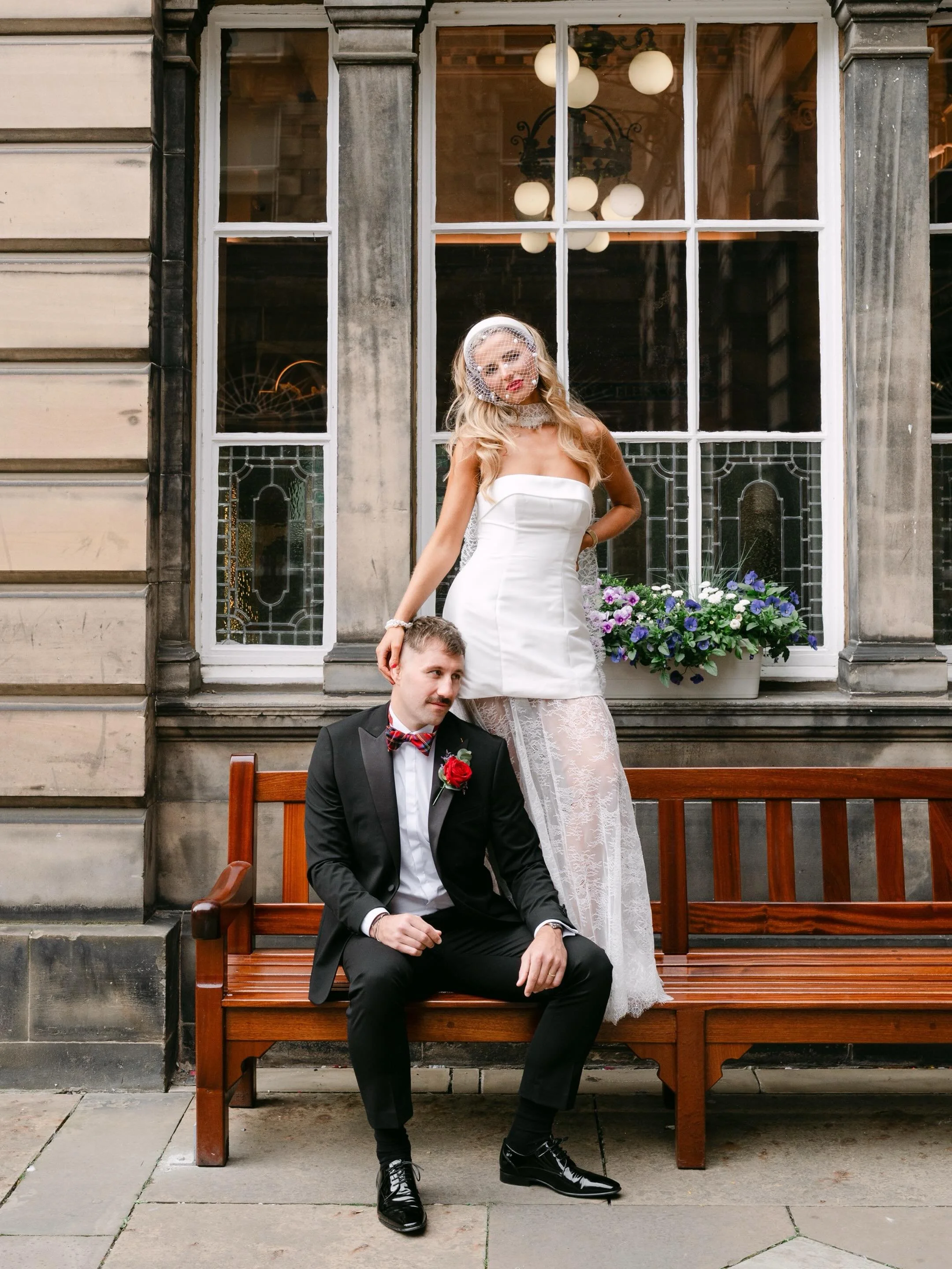 I&rsquo;m delighted to introduce Robyn and Fraser, who were recently wed at the city chambers in Edinburgh, before heading to @prestonfieldhouseedinburgh.
 
I can&rsquo;t get enough of this beautiful couple and their incredible city centre celebratio