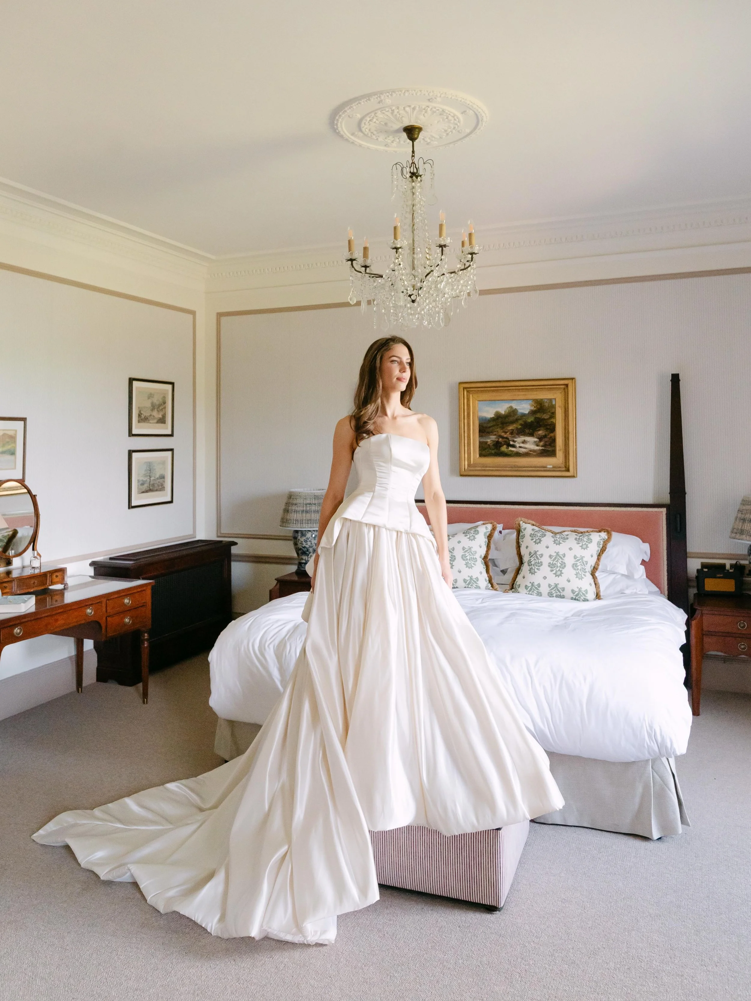 Madeleine&rsquo;s wedding morning preparations at @thegleneagleshotel.

Maddi wearing @galialahav paired with vintage @chanelofficial heels looked sensational.

Photographer @rickybailliephotography 
Filmmaker @mrjohnkurt 
Hair @jackbaxter 
Makeup @g