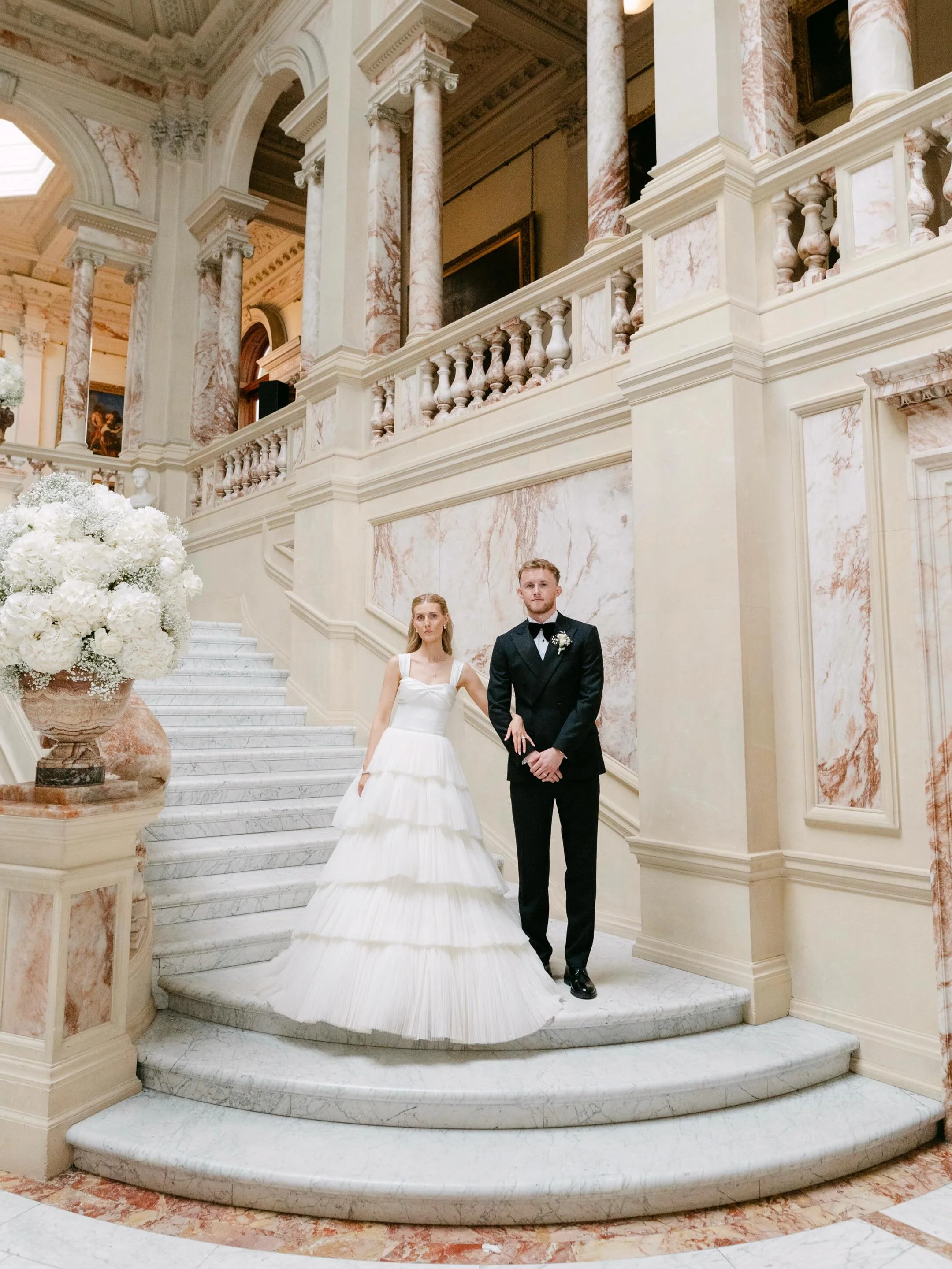 The most glorious wedding at Gosford House in Scotland, celebrating the marriage of Jodi and Ewan. The stars of the show.

Jodi wore @bellanude_ Ewan is in @slatermenswear 

luxury Scottish wedding | Gosford House Wedding | editorial wedding photogra