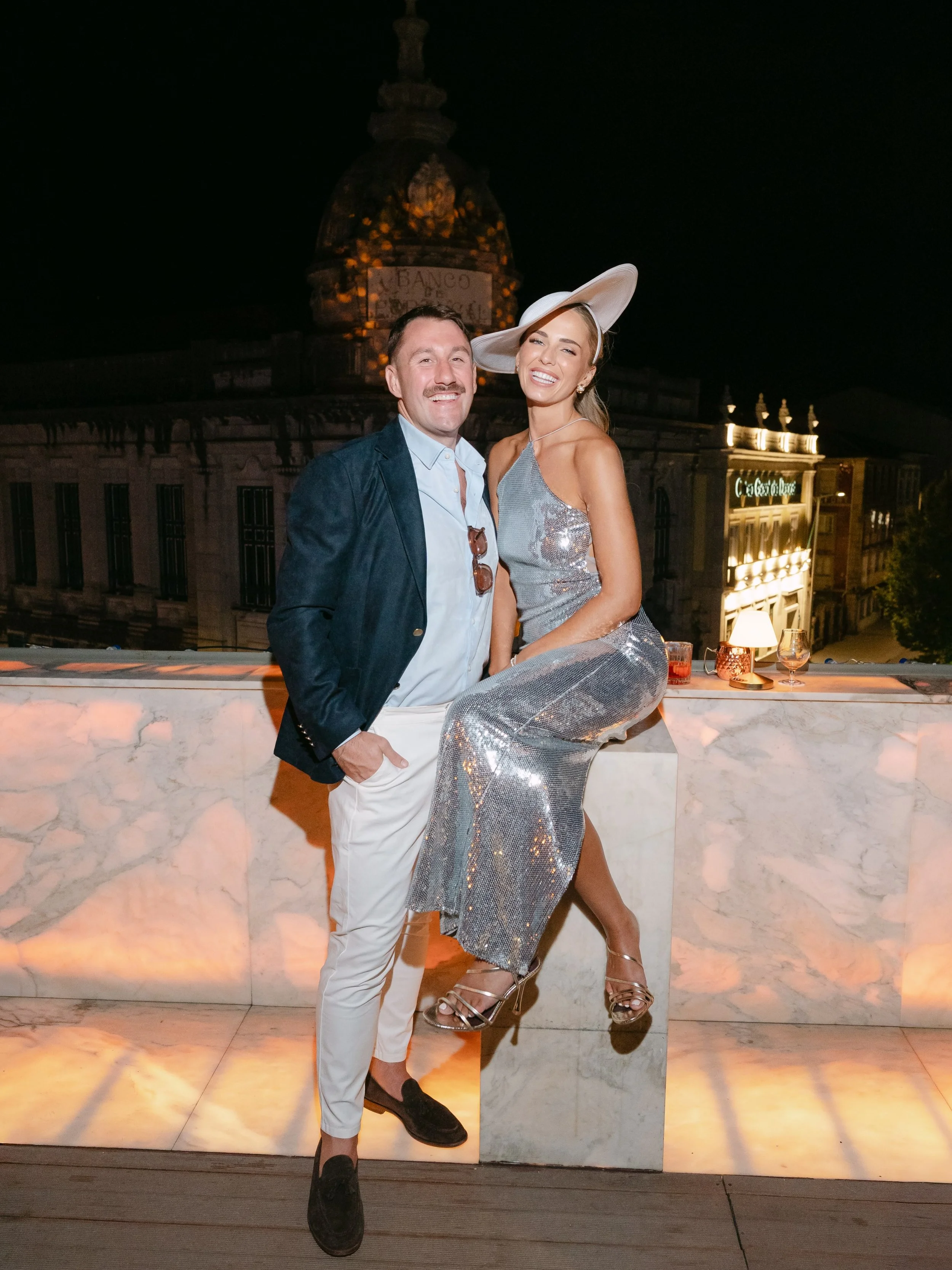 Robyn &amp; Fraser kicked off their Portugal wedding celebrations on a rooftop bar in Braga. Of course, Rory and I took the couple away for some shots at sunset before the party began. Such a beautiful part of town and just a special time having thes