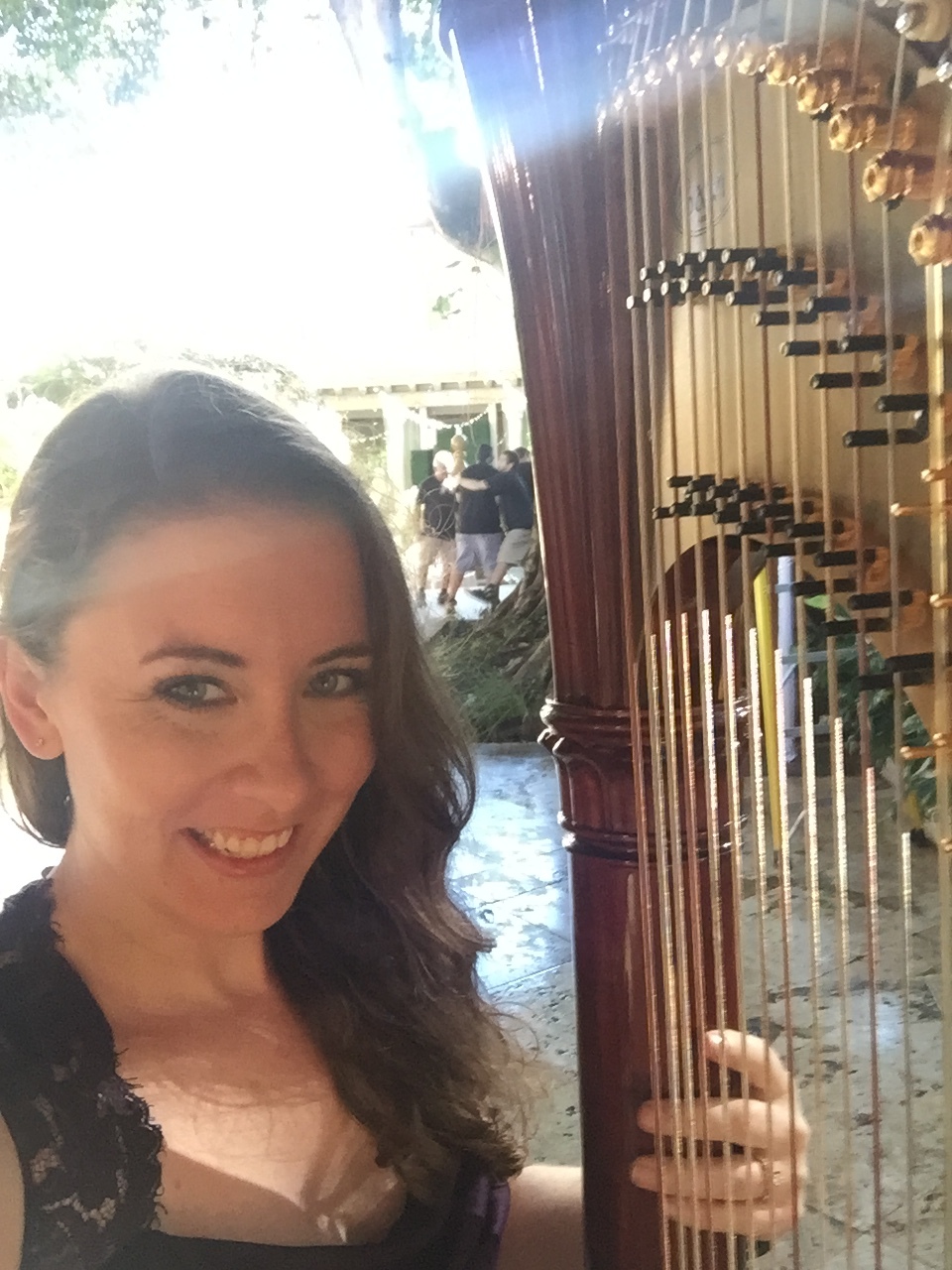 Kristina Finch, harpist