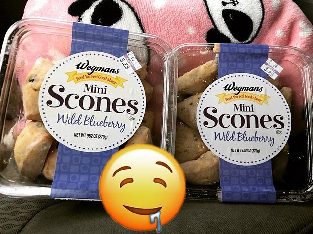 Best lesson day ever when your favorite student brings you your favorite #snack from #wegmans in #Rochester ❤️🥰 #luckyteacher #scones #fatkid