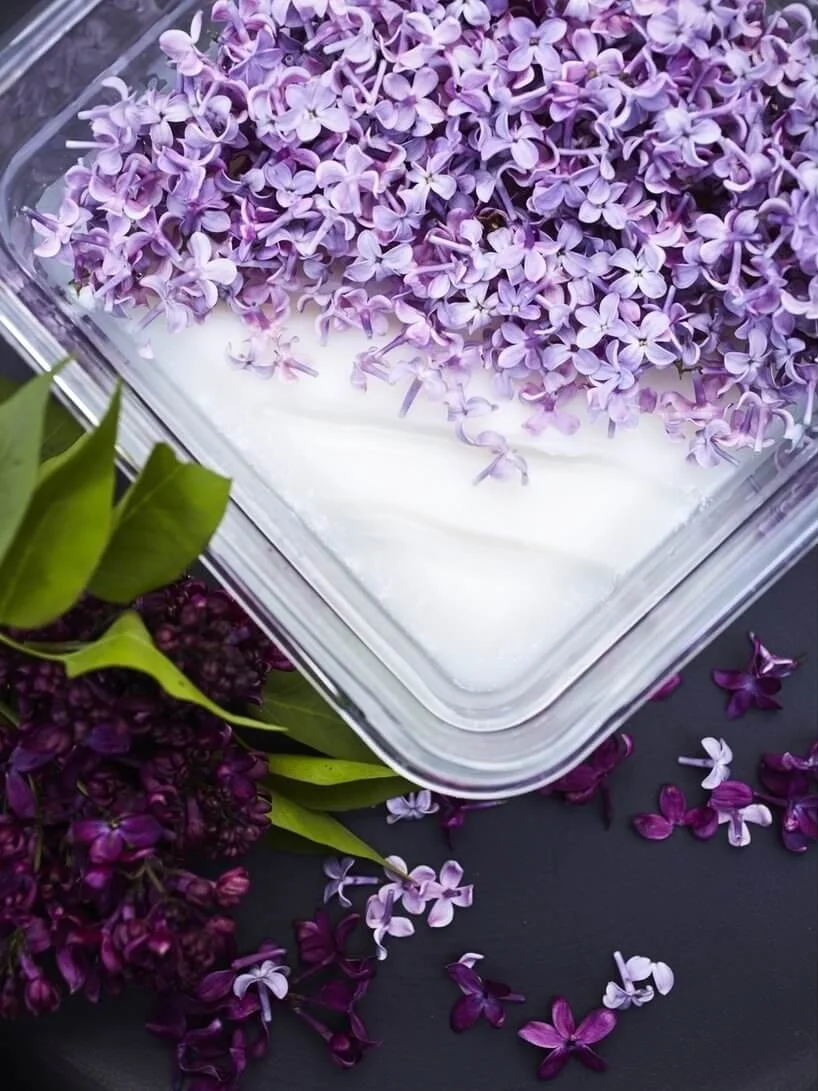 Stefani and Alethea's lilac cream called "an edible delight that lets you savor the season"
