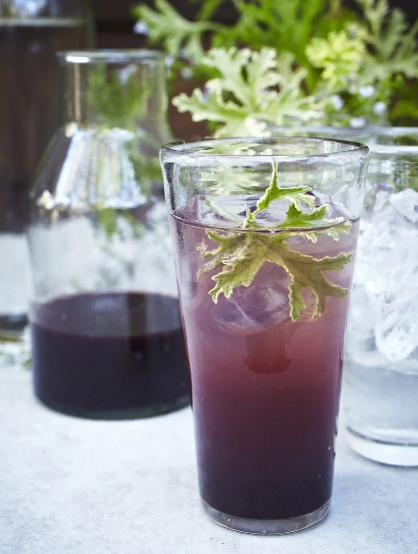 Garden Design profiles their favorite summer garden-to-glass recipes from stefani and alethea's new book