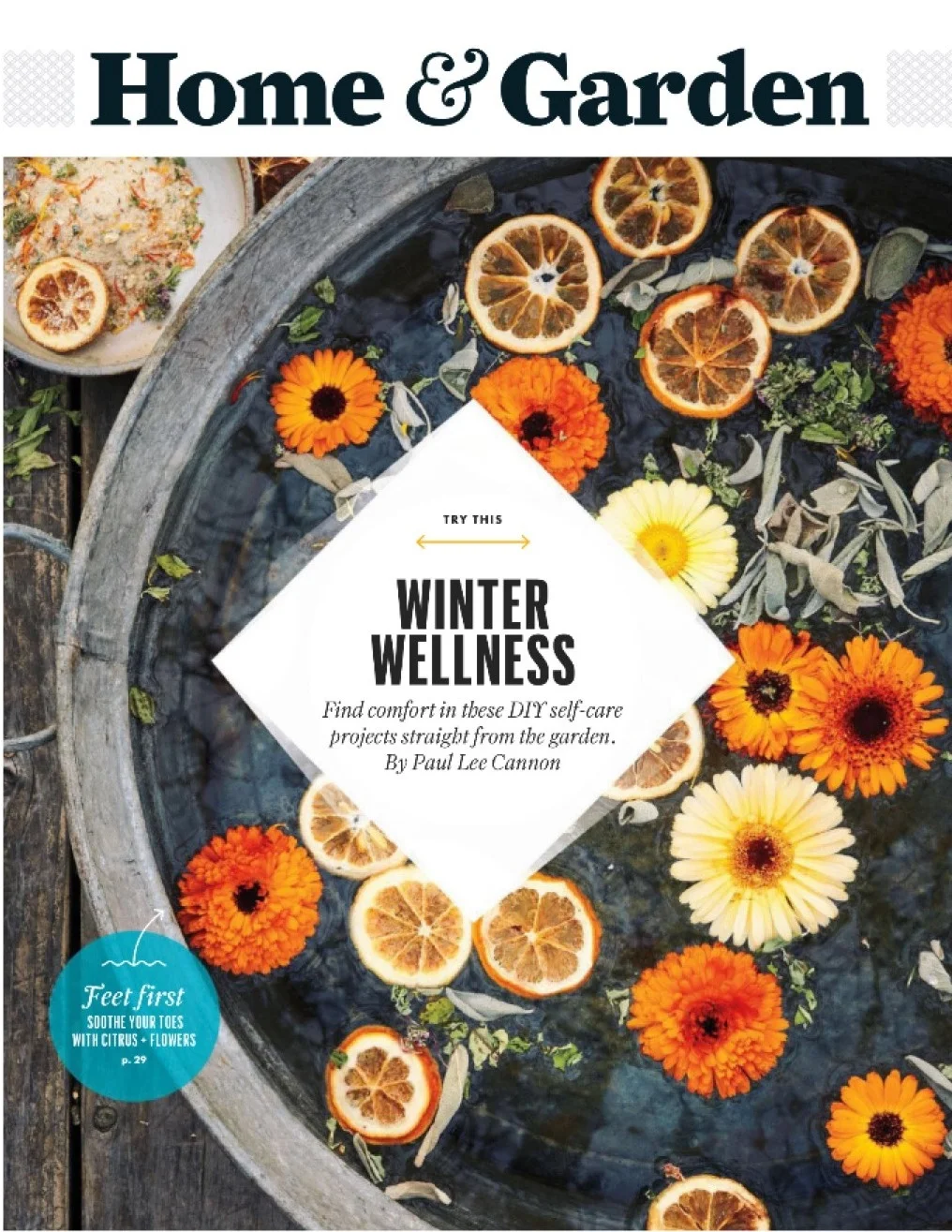 Cures for winter's maladies can be found just outside - growing in the backyard