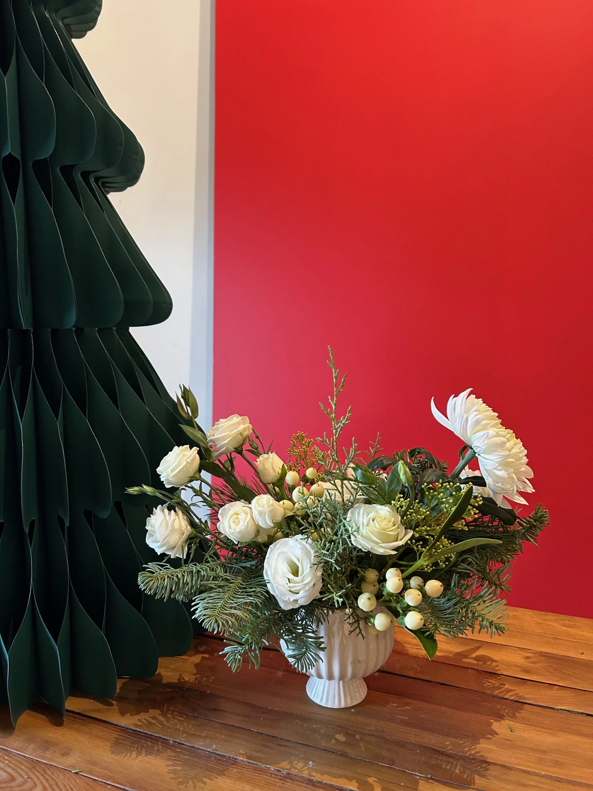 Holiday Flower Centrepiece