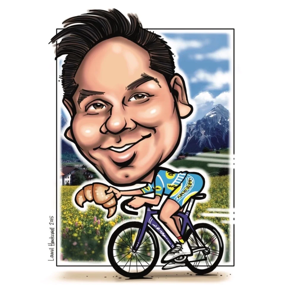Dr. Peter P ediatric dentist & cycling croissant-addict