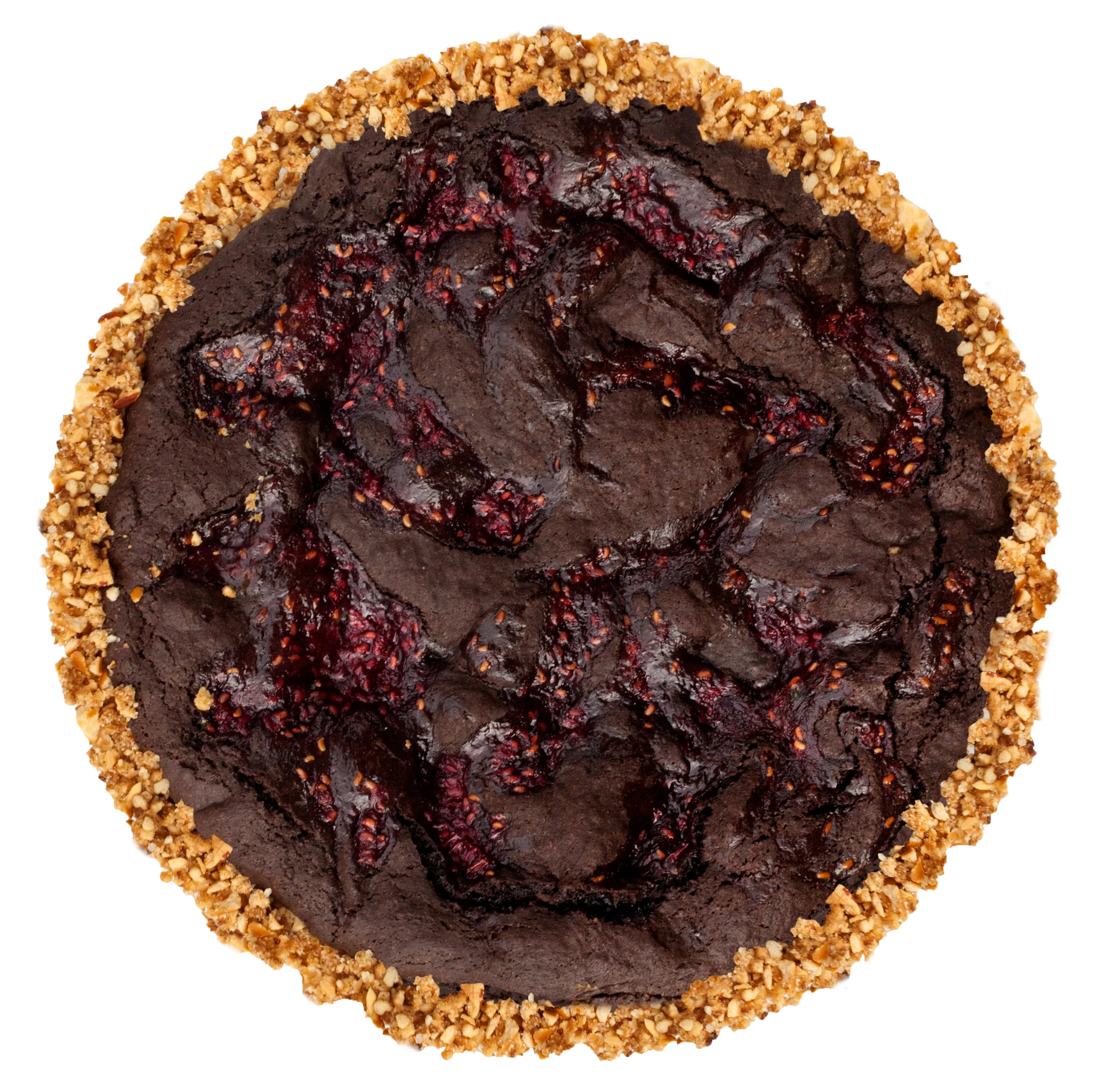 gluten free classic brownie pie pretzel almond crust