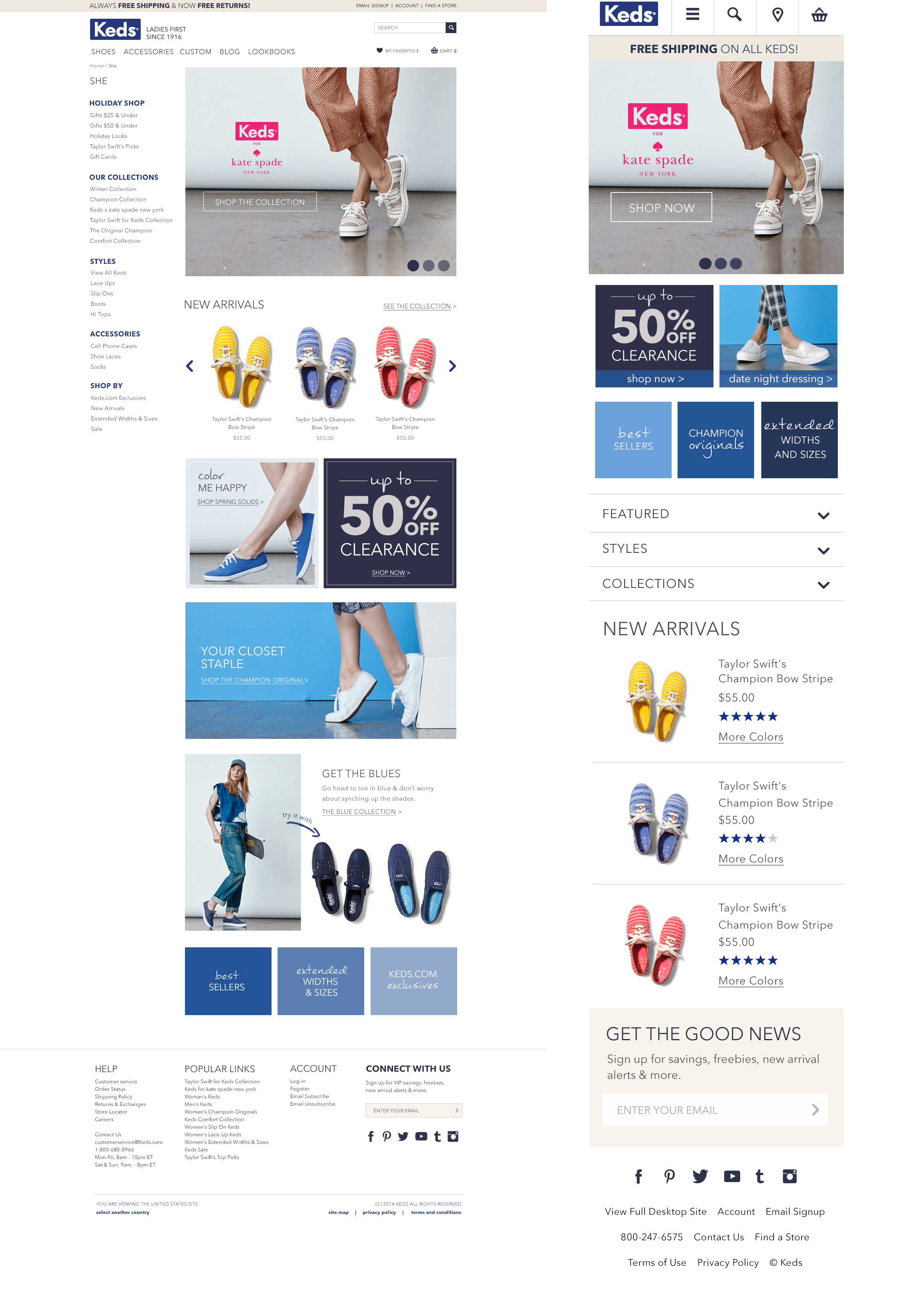 Keds Spring 2016 Shoe Gateway