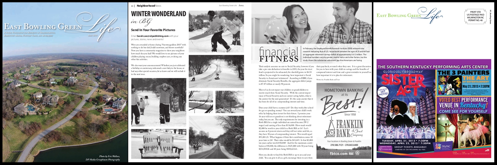 East Bowling Green Life: April Issue (Layout, Content, and Graphics)