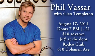 Phil Vassar at Rodeo Club