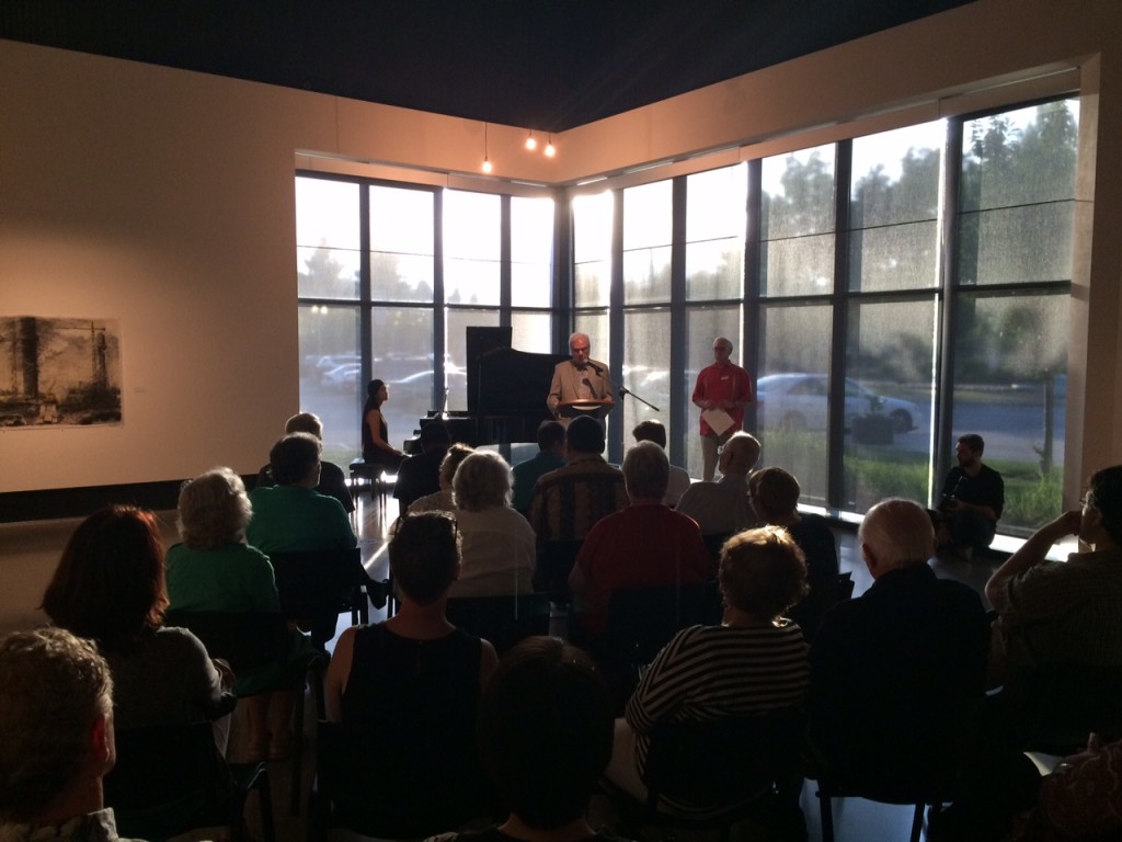 Opening reception, The Reach, Abbotsford