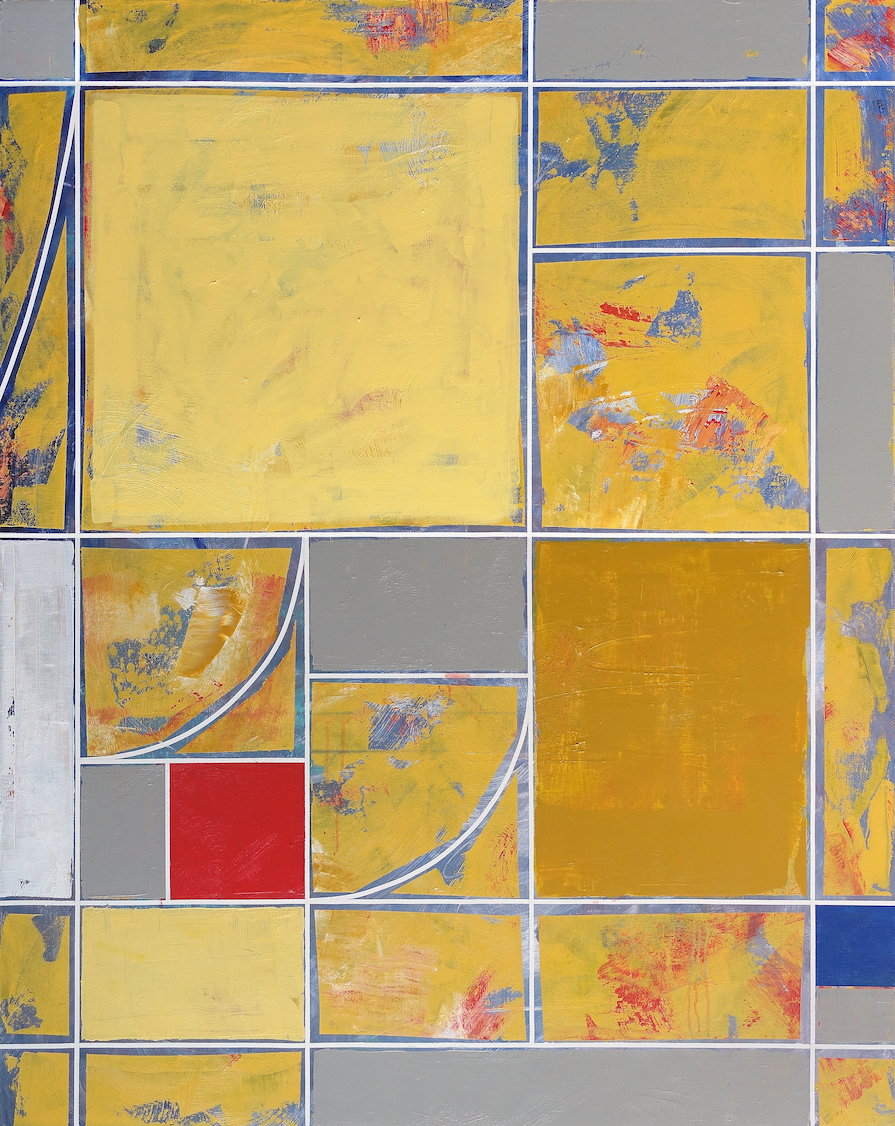 Nonstop 18 , 2018; acrylic on canvas, 60 x 48 in.