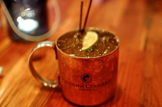 The Parish's Caribbean has a gingery version of the Moscow mule. Parish's version is made with rum.