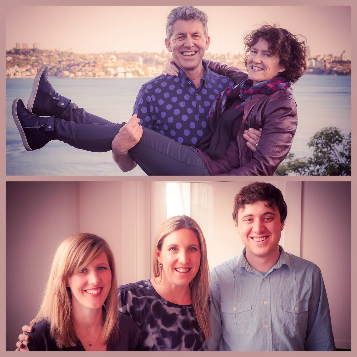 Our pride and joy. Jennie, Louise & Mike