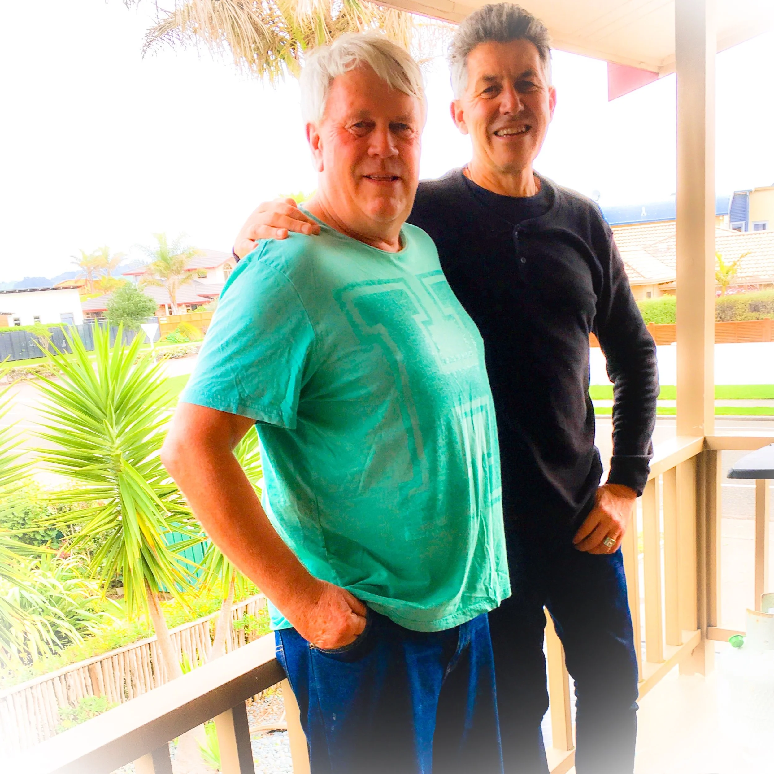 Chris Wagner & Chris Taylor. Ohope Beach, 1 Oct 2016.