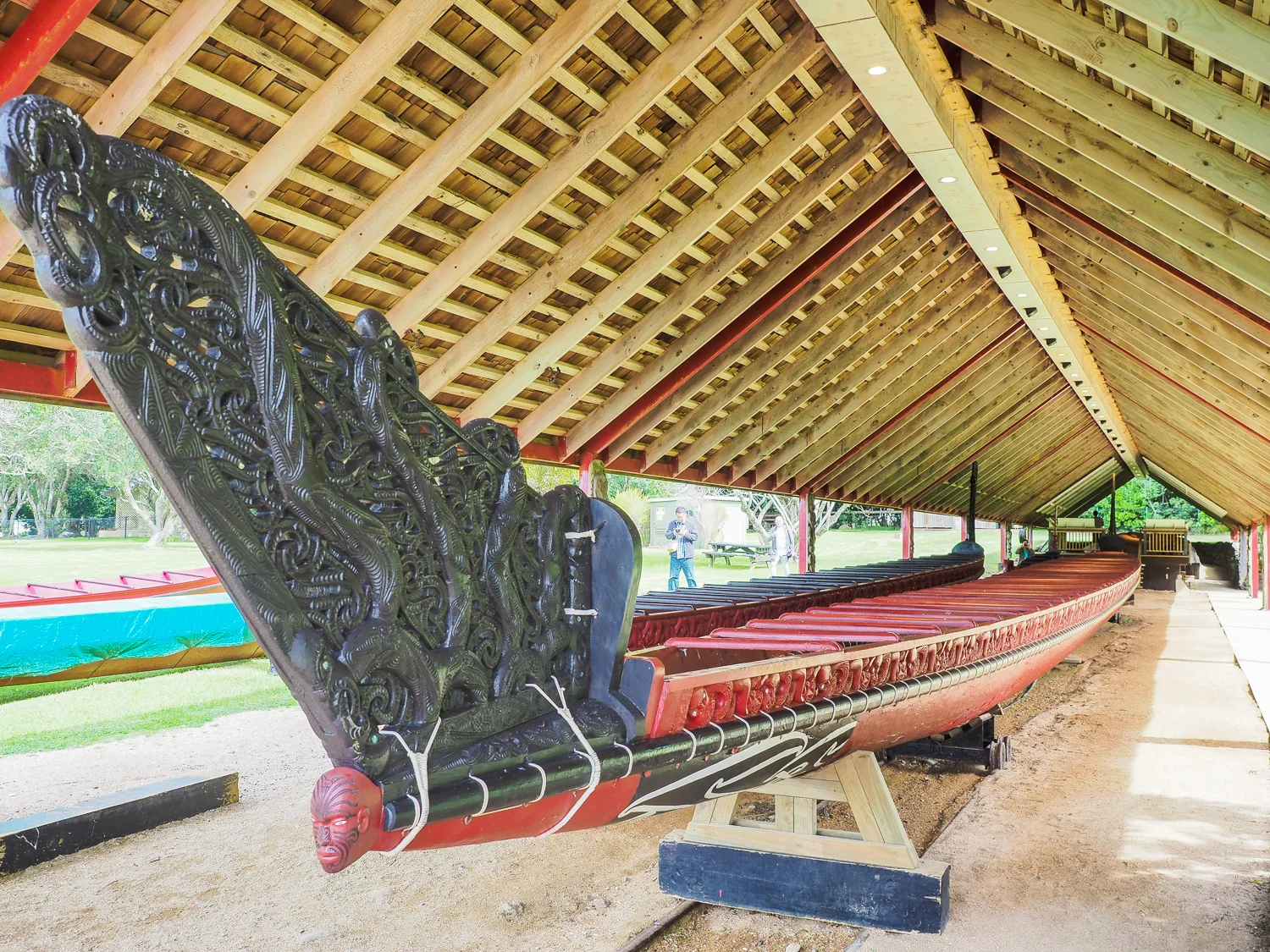 Ngatokimatawhaorua, the largest canoe in the world.