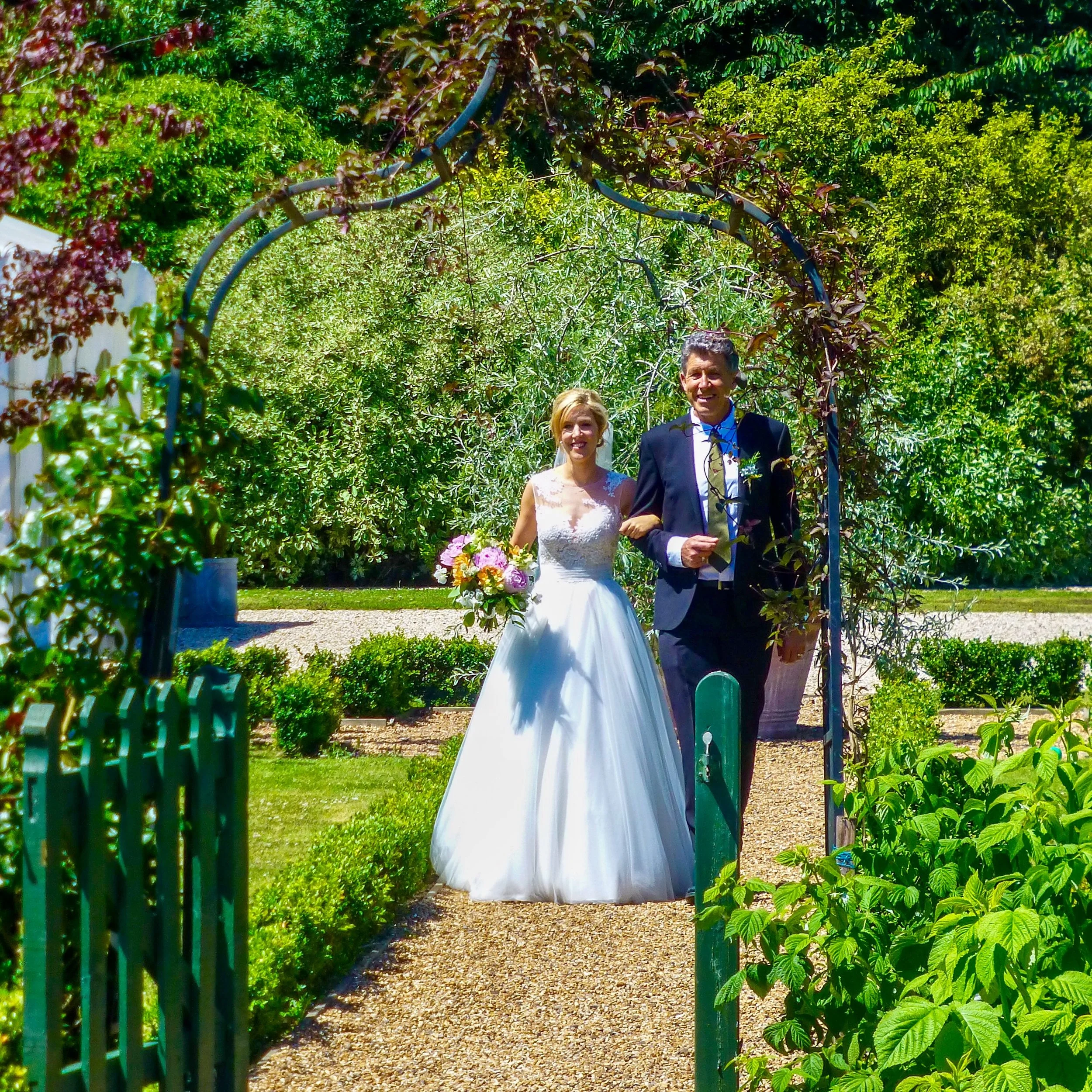 The Secret Garden, Ashford, Kent with my daughter Dr Jennie Taylor-Prince