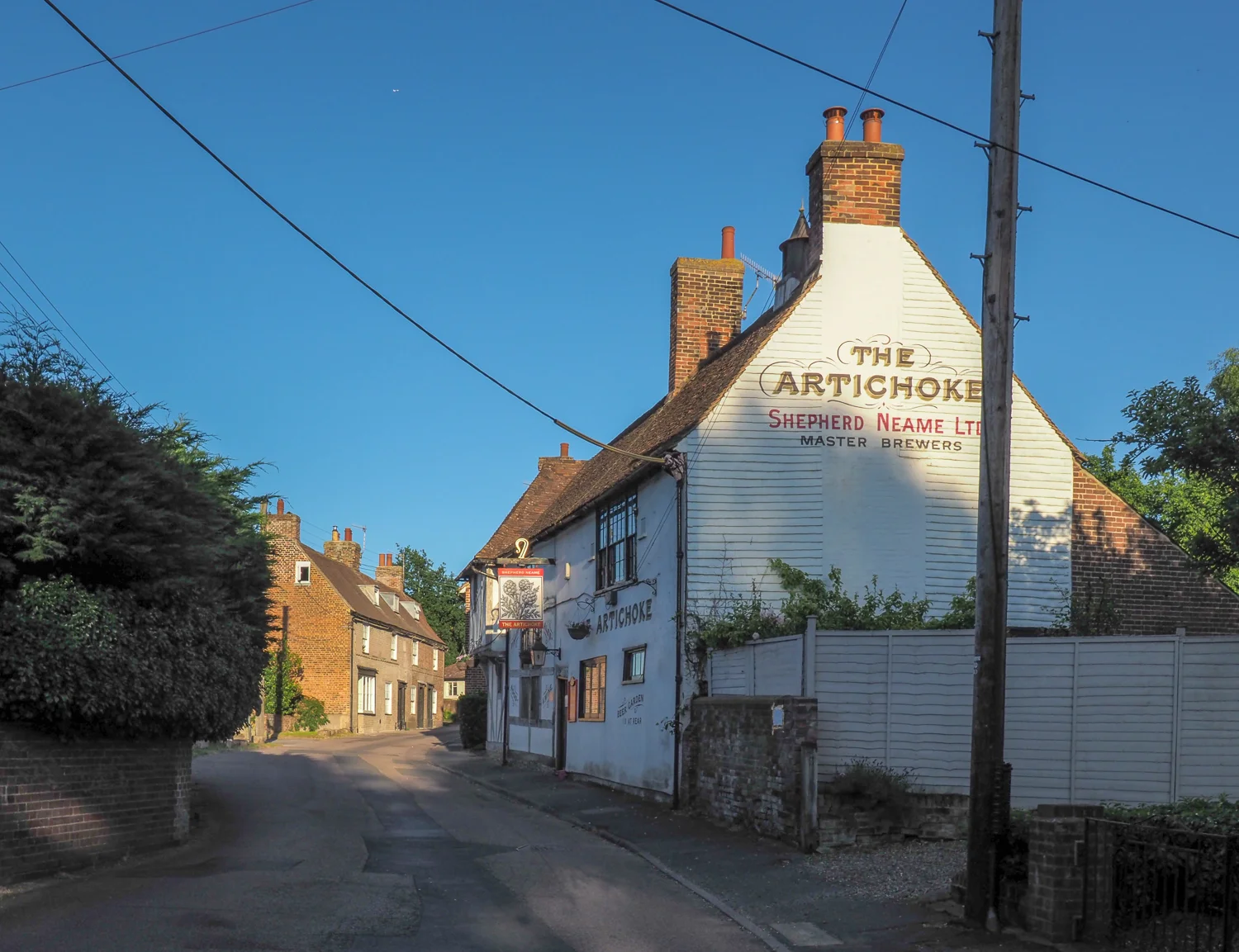 Why walk to Chartham? It's worth it just to walk into The Artichoke.