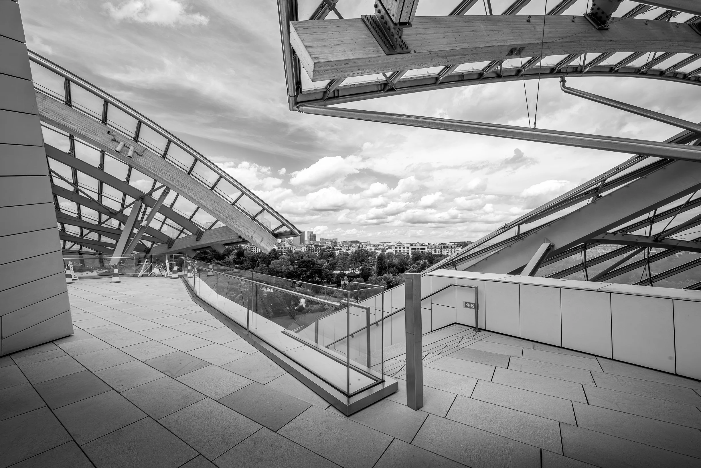 Fondation Louis Vuitton (4), View on Paris