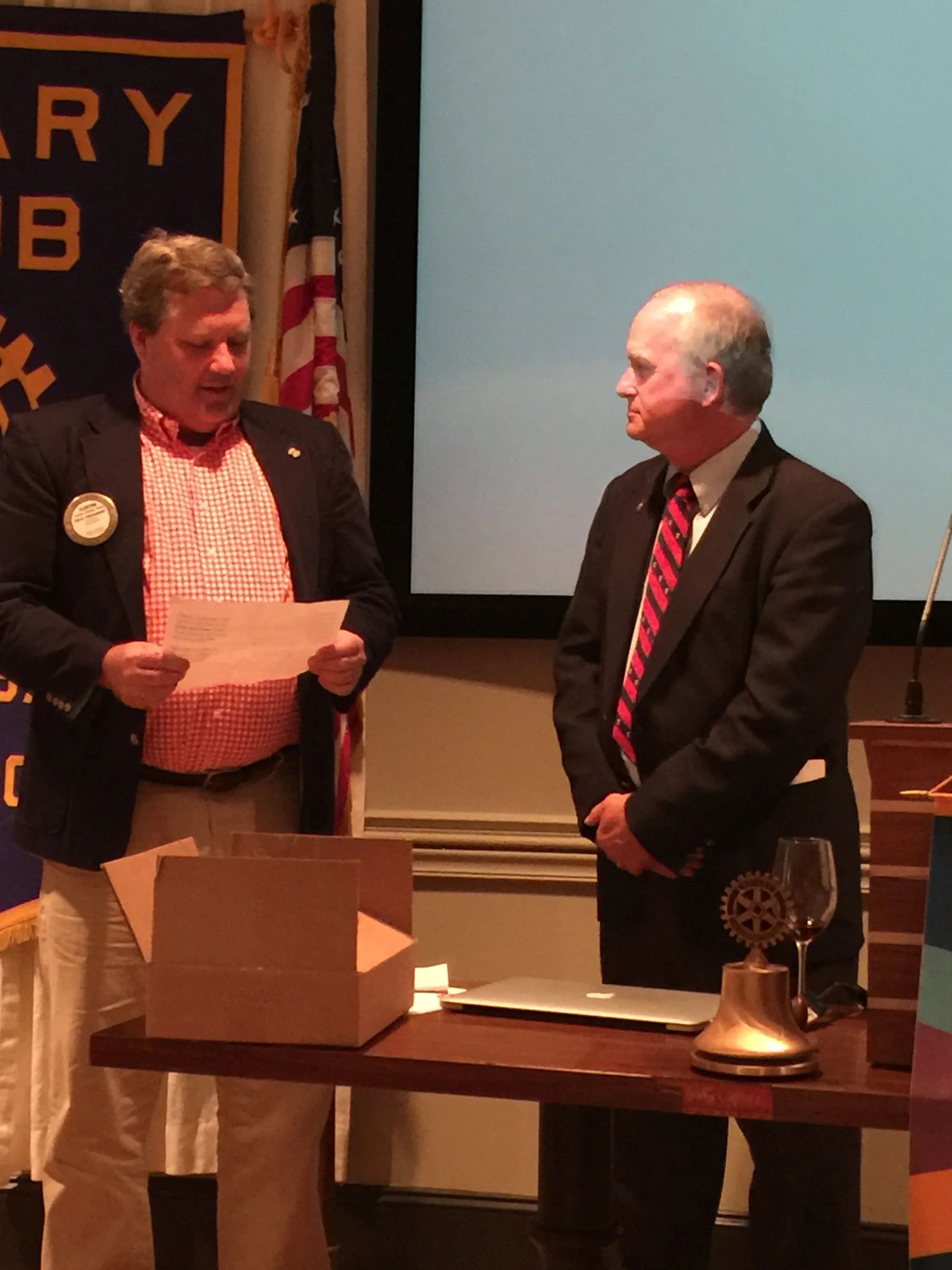 AG Clinton Dunn Installs New President Charles Anderson