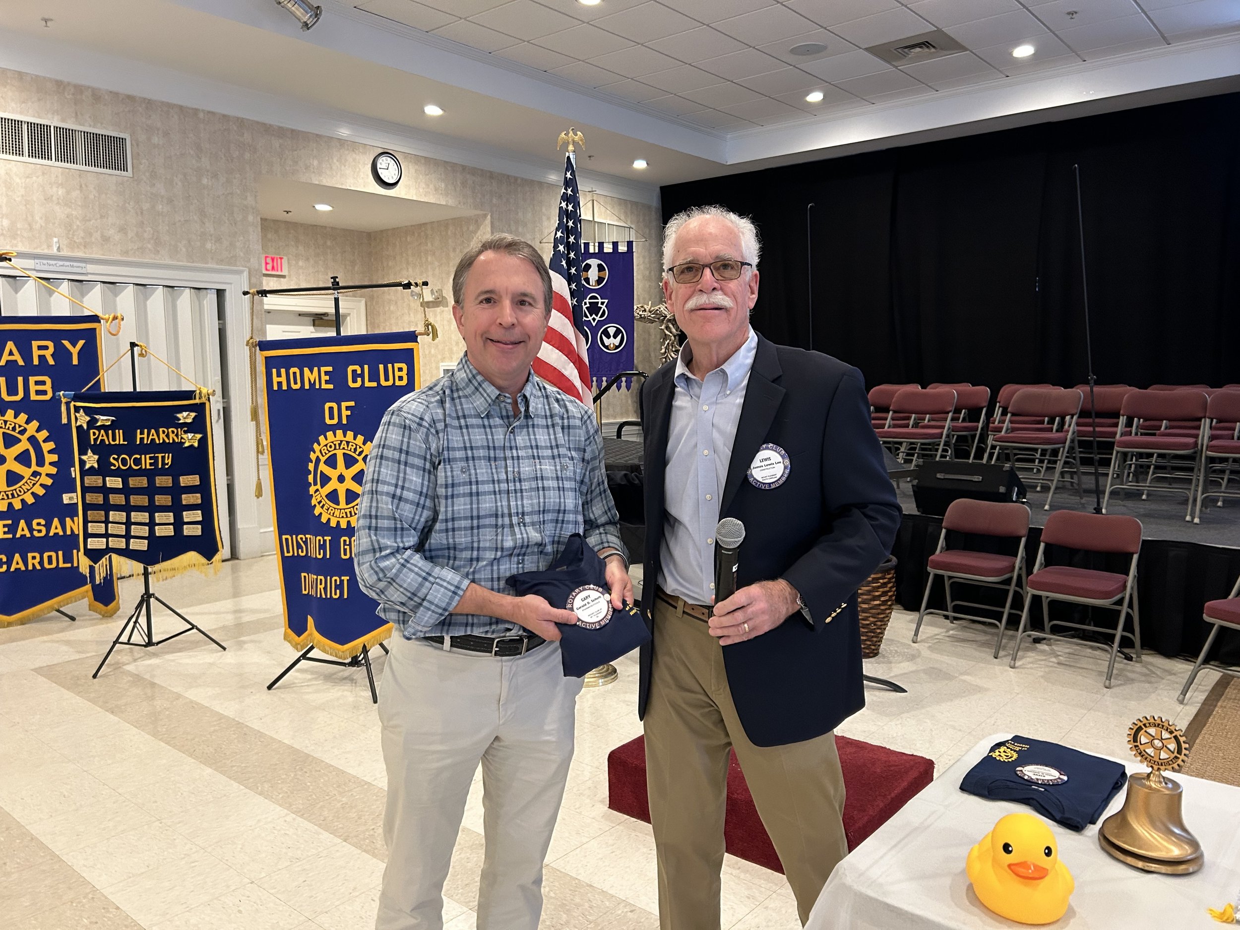 Gary Schott earns his Blue Badge...