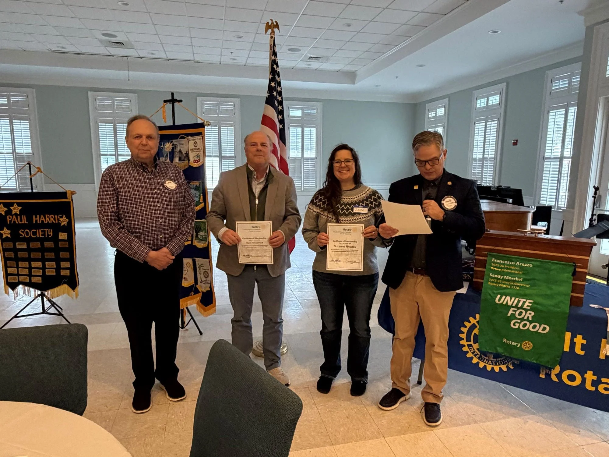 Suzanne Rhodes and David Griesedieck