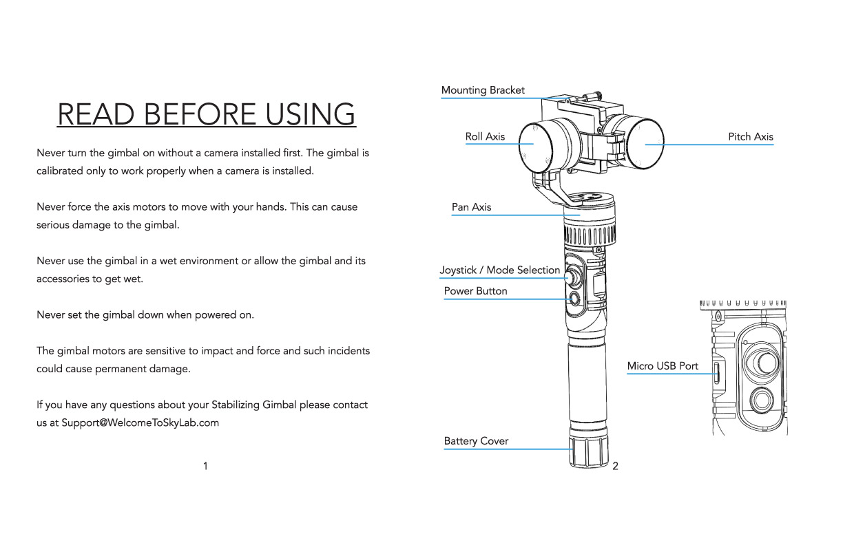 Gimbal Instructions Skylab Gimbal Instructions Skylab