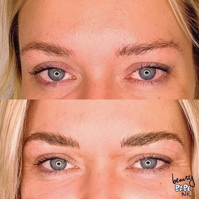 #happybrowshappybabe Book now + save $150 on your new brows &bull; Your initial appointment comes with a complimentary 8-12 week touch up 💜
・・・
#Repost @beautybabeink
・・・
#microblading #microbladingeyebrows #microblade #microbladedbrows #microbladea