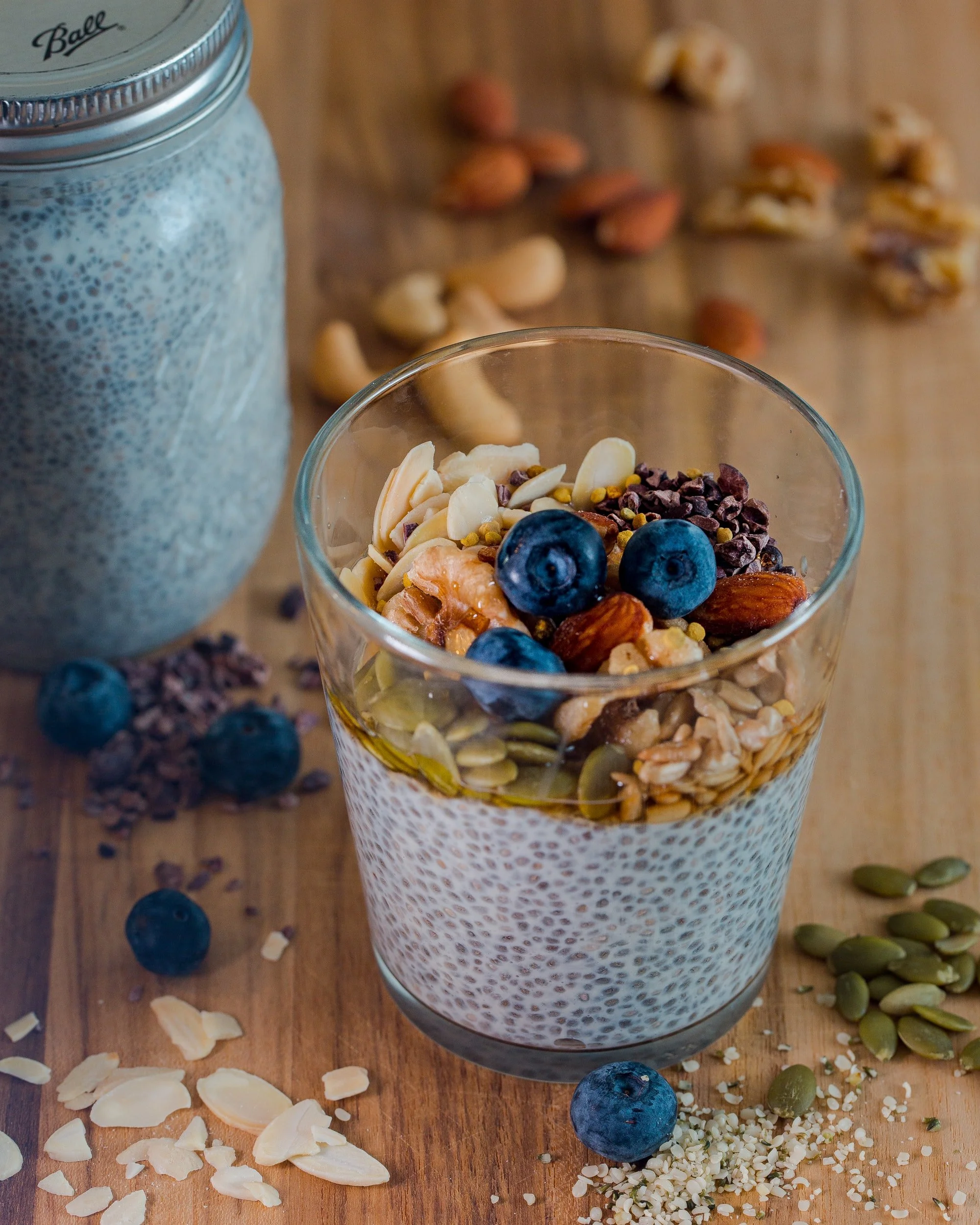 Berry Crunch Chia Pudding