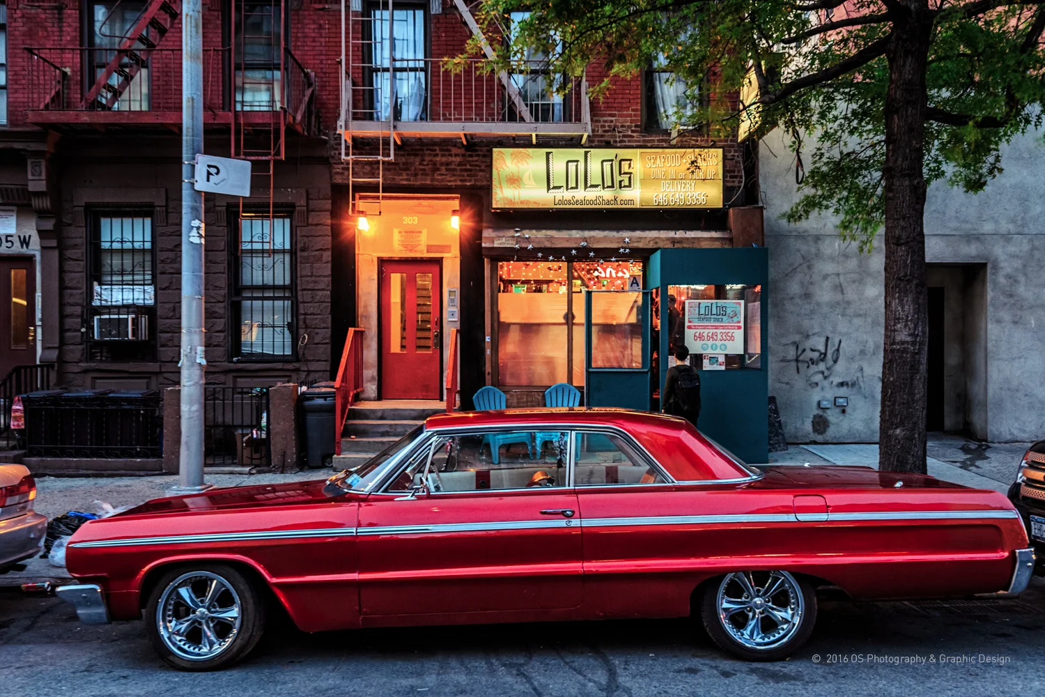LOLO'S CAR Harlem, NY / Assignment, 2016 © 2017 OS Photography & Graphic Design
