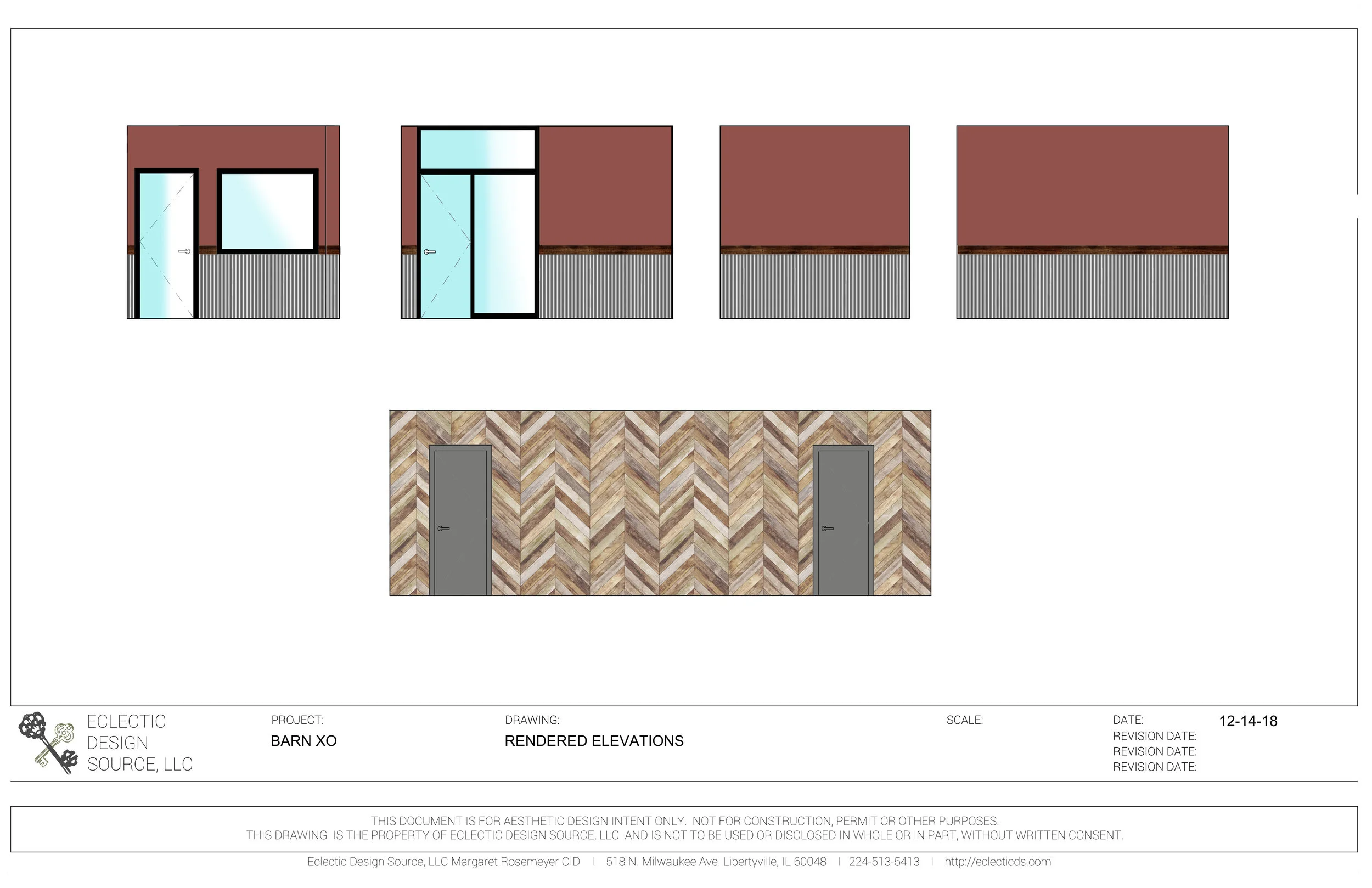 Rendered Elevations to receive approval on finishes