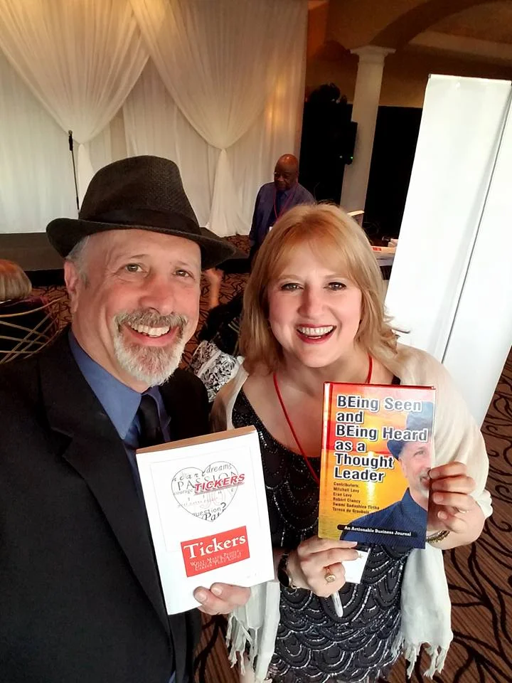 Mitchell Levy and Kim at the Dynamic Women Summit in Las Vegas, February 22, 2018