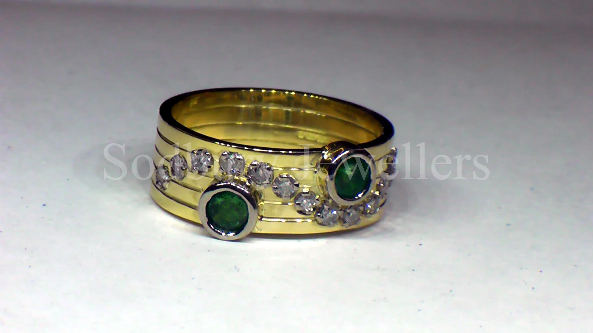 This was made using the customer's collection of ring's.