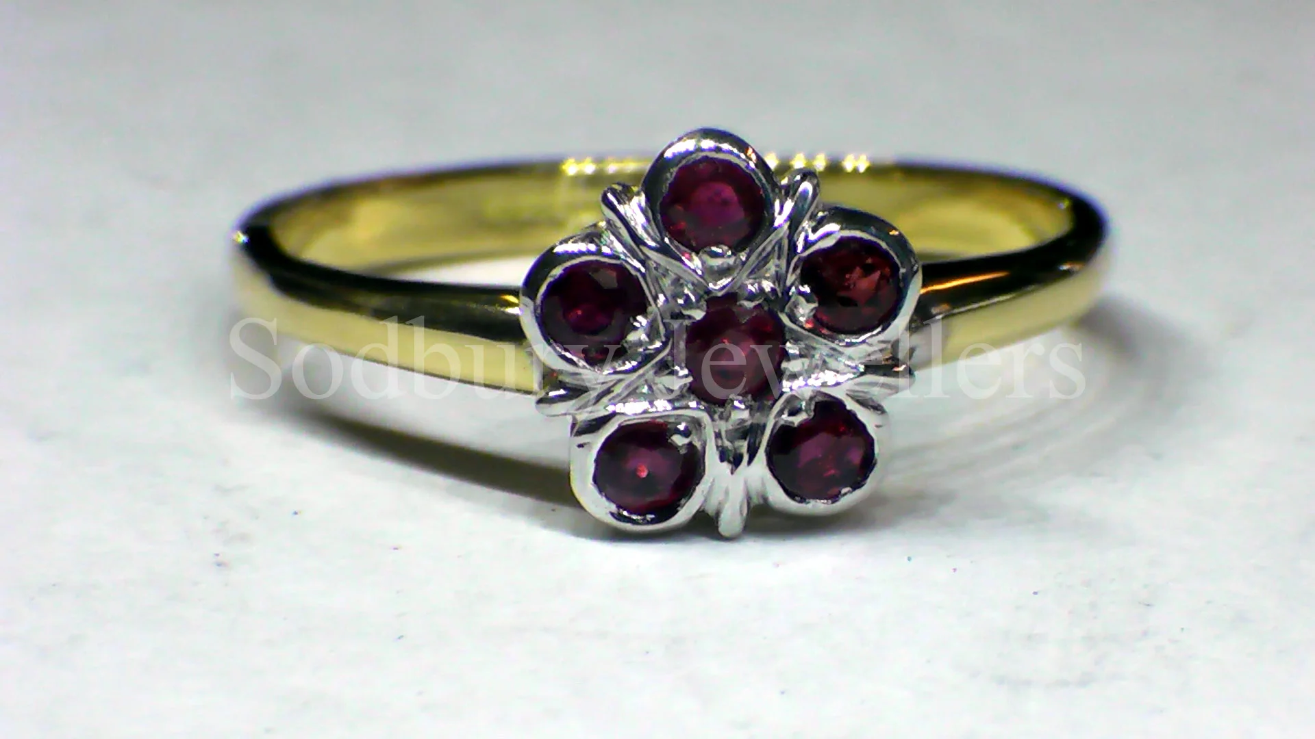 Re-make of the setting on the customers Ruby ring.