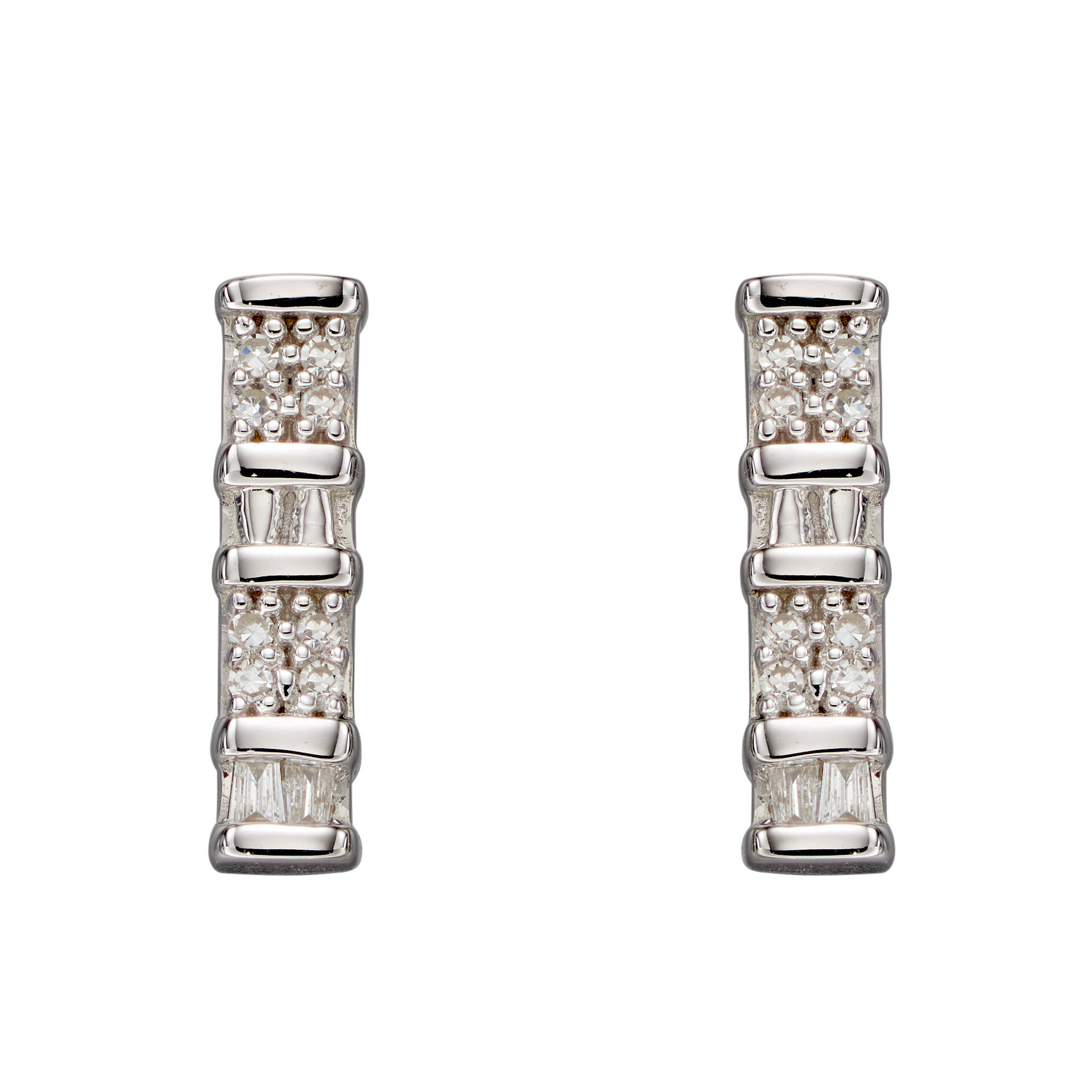 9ct Diamond Earrings 