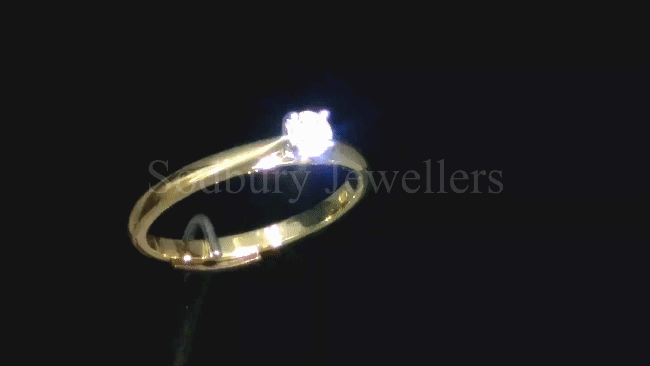 18ct Diamond Ring 0.16cts