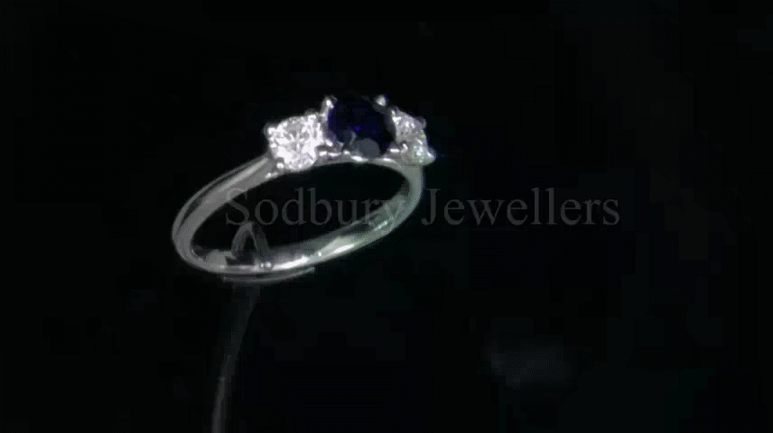 18ct Sapphire & Diamond Ring