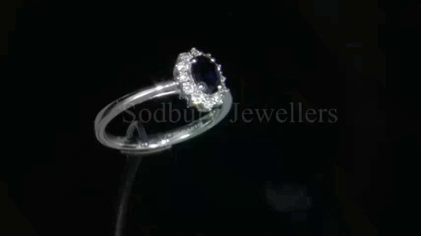 18ct Sapphire & Diamond Ring