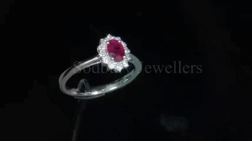 18ct Ruby & Diamond Ring